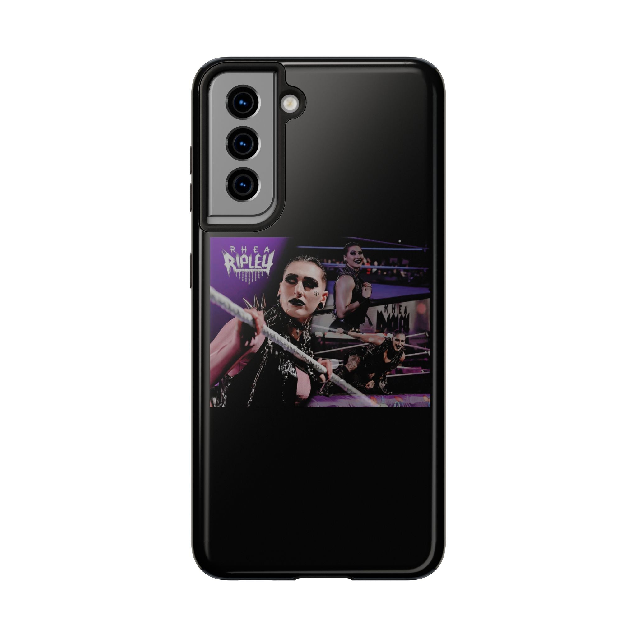 Rhea Ripley Wrap Graphic Portrait Design, iPhone and Samsung Case Cool Graphic Sports Fan Phone Case