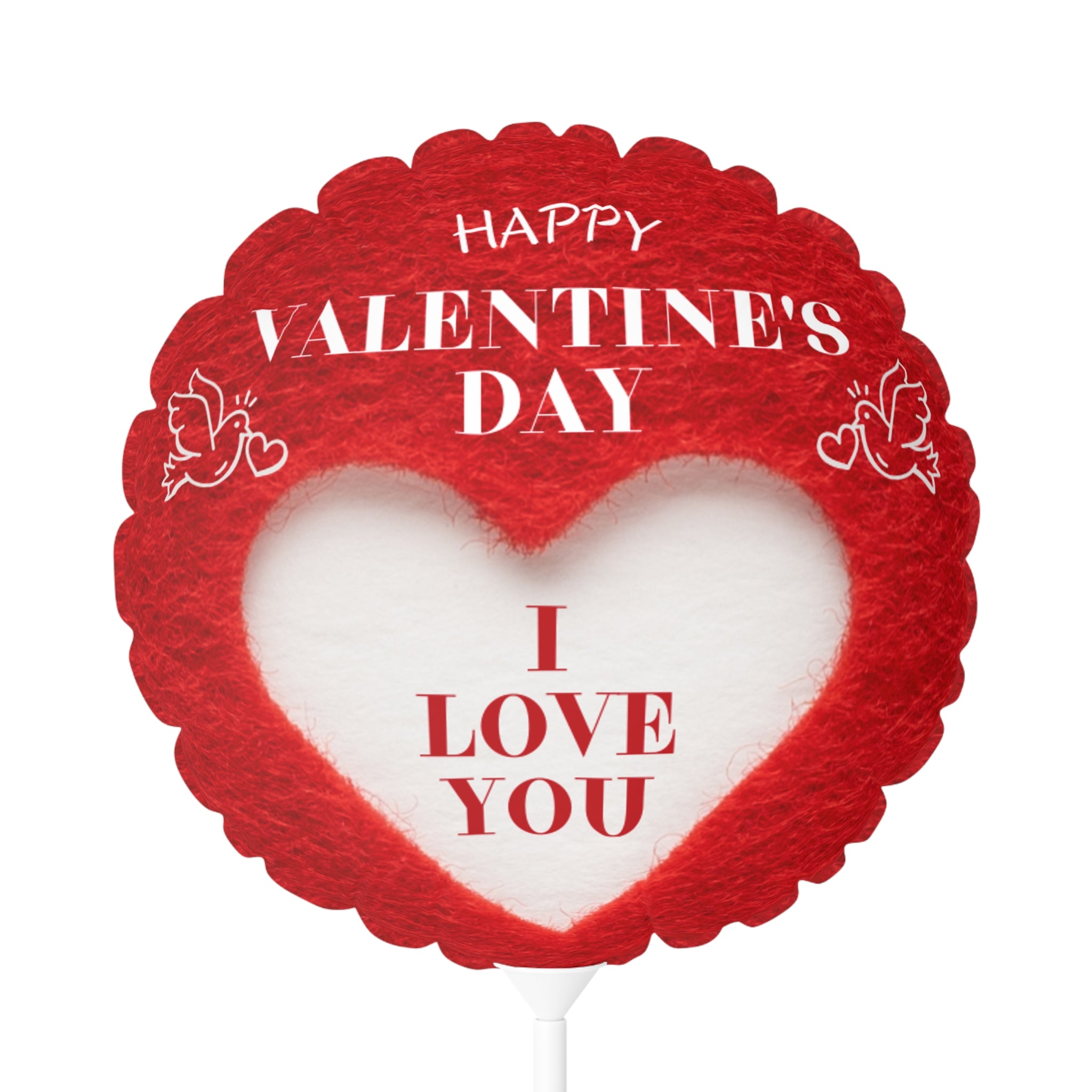 Valentine's Day Love - Balloons, Romantic Heart-Shaped Decorations and Words, Love Party Supplies, Anniversary Celebration