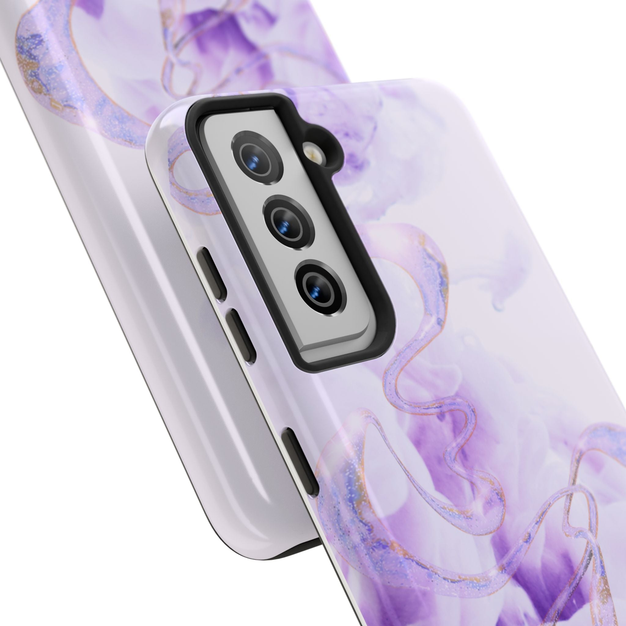 Abstract Purple Fluid Design, Elegant Phone Cases, Stylish Phone Covers, Chic Phone Protectors, Fashionable Case for Her, Trendy Smartphone Accessories