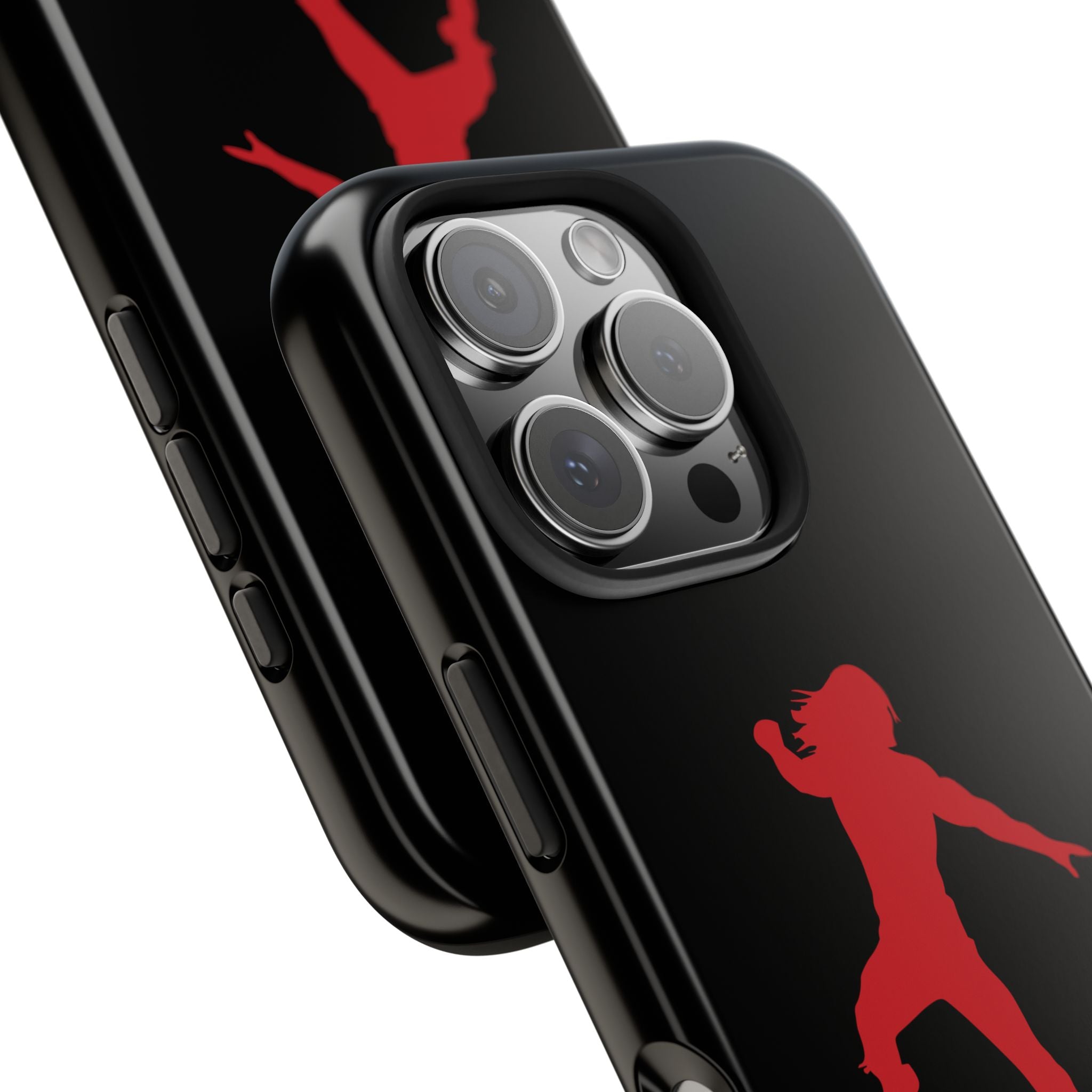 Roman Reigns Jump Red Graphic Design, iPhone and Samsung Case Cool Graphic Sports Fan Phone Case