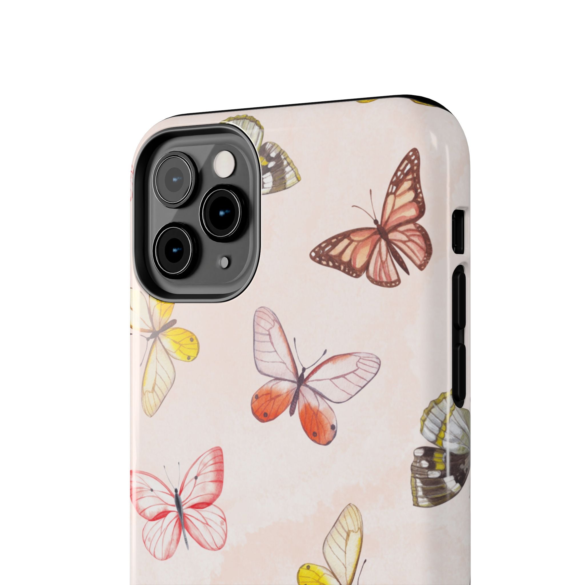 Pink Butterflies, Elegant Phone Cases, Stylish Phone Covers, Chic Phone Protectors, Fashionable Case for Her, Trendy Smartphone Accessories