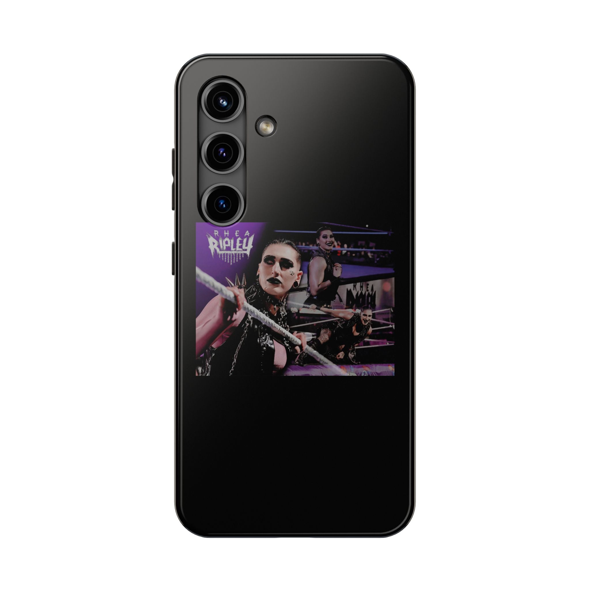 Rhea Ripley Wrap Graphic Portrait Design, iPhone and Samsung Case Cool Graphic Sports Fan Phone Case