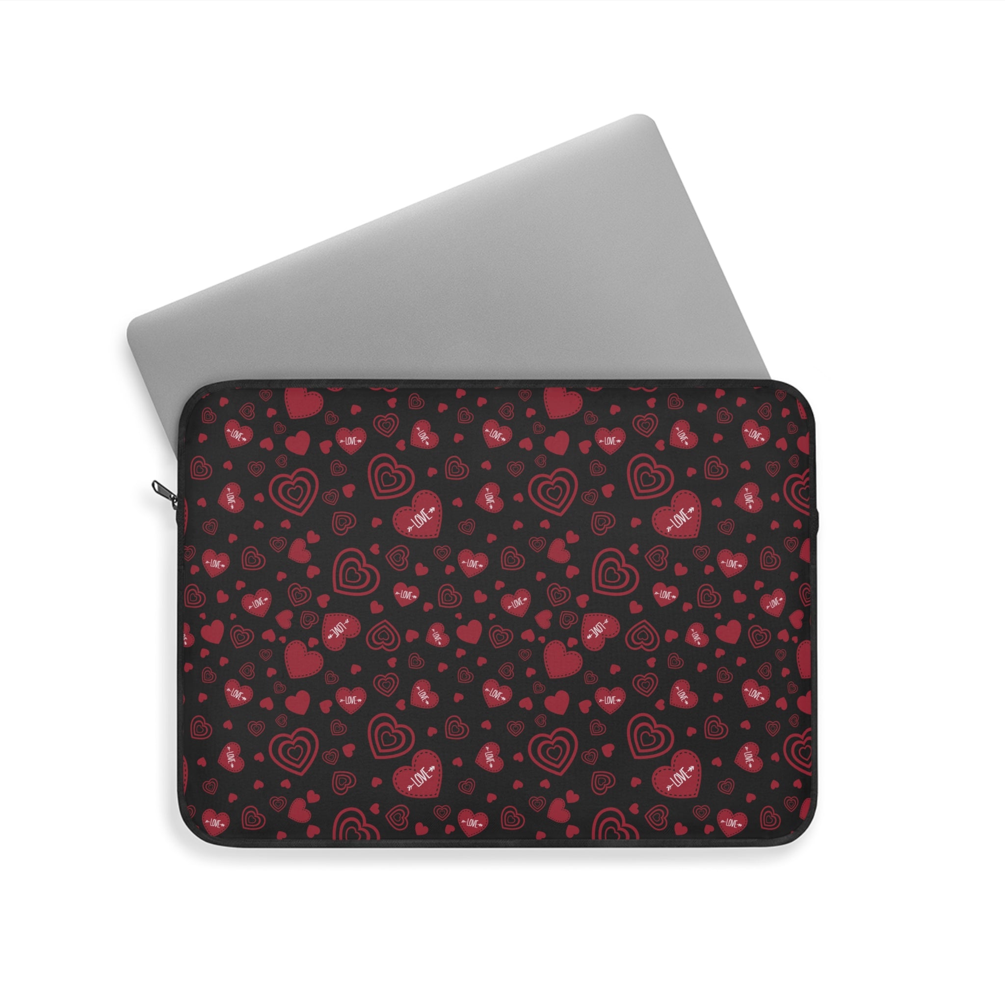 Valentine Love Laptop Carrying Case, Computer Sleeve | Patchwork Cottage, Laptop Sleeve - Valentine's Day Gift