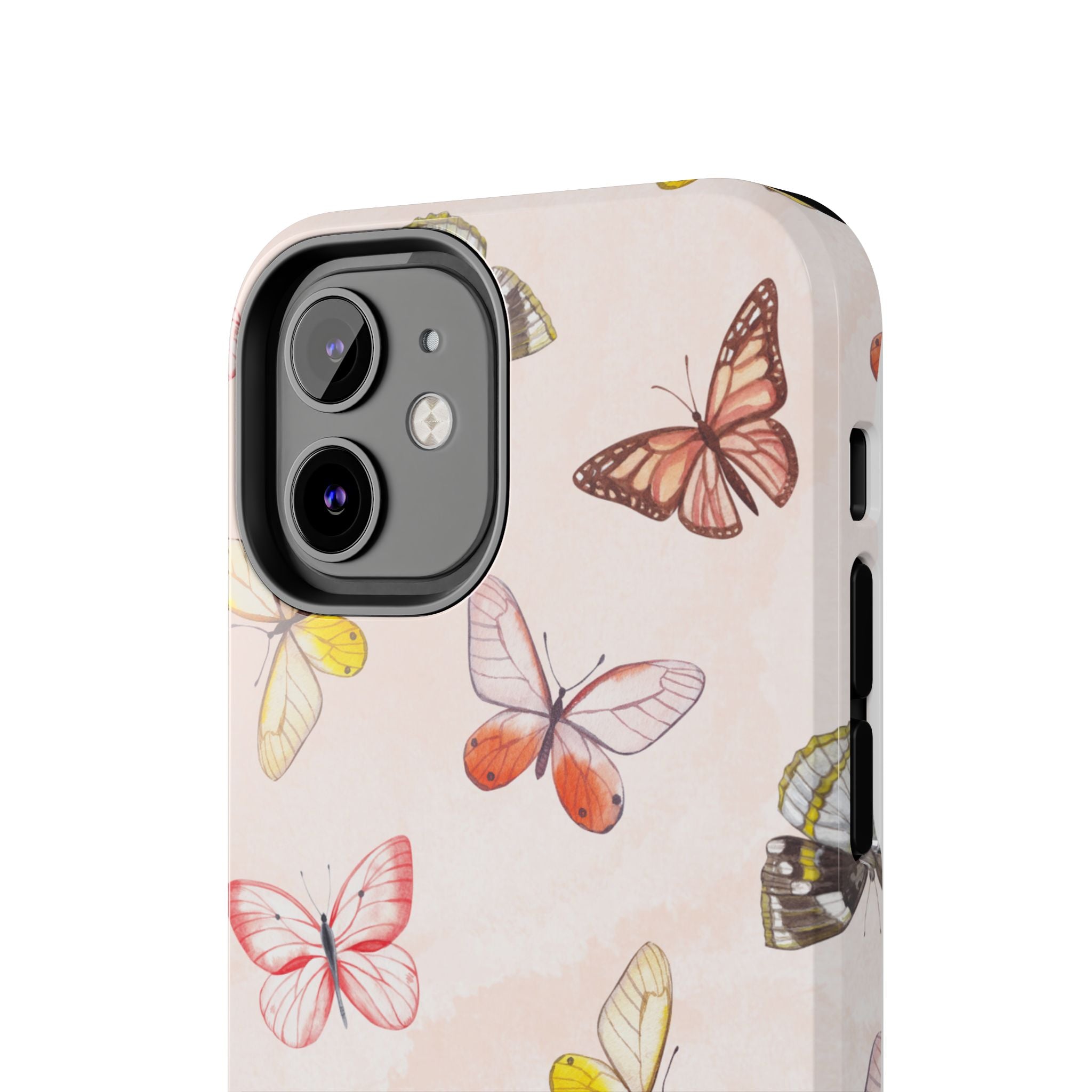 Pink Butterflies, Elegant Phone Cases, Stylish Phone Covers, Chic Phone Protectors, Fashionable Case for Her, Trendy Smartphone Accessories