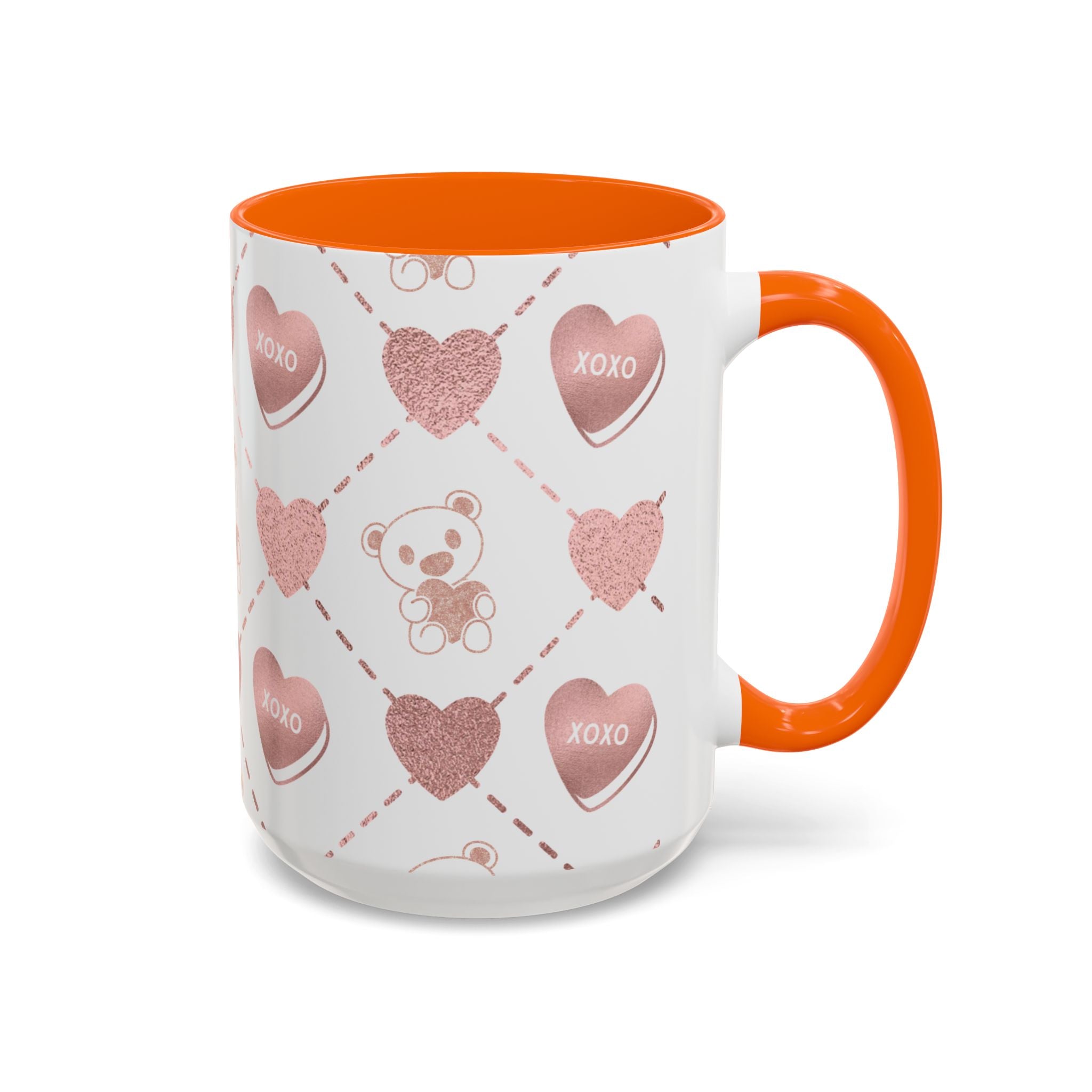 Pink Valentine's Design,  Holiday Drinkware, Valentines, Christmas Birthday Gifts for Couples, Her Boyfriend Girlfriend, Coffee Mug for Valentines Day,