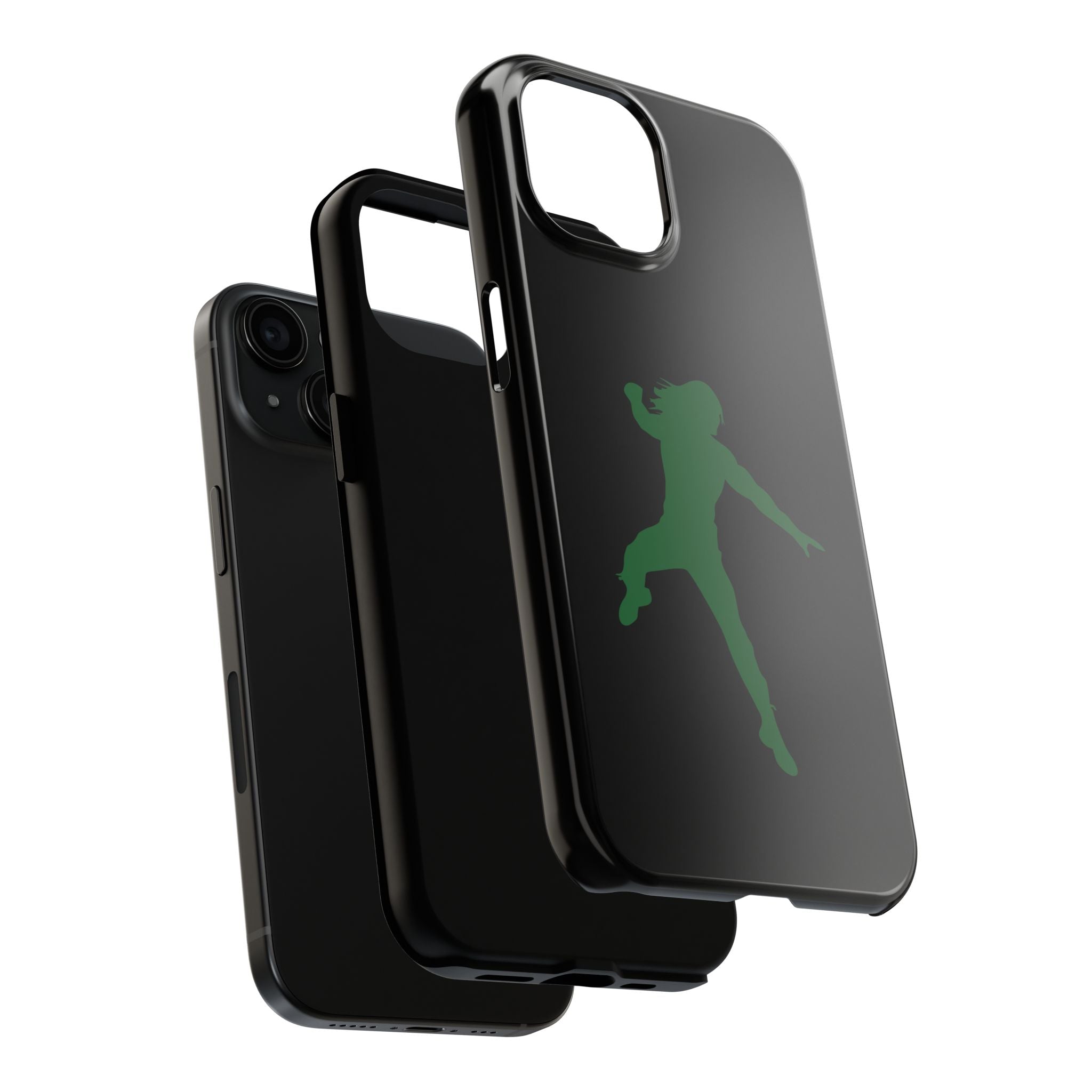 Roman Reigns Jump Green Graphic Design, iPhone and Samsung Case Cool Graphic Sports Fan Phone Case