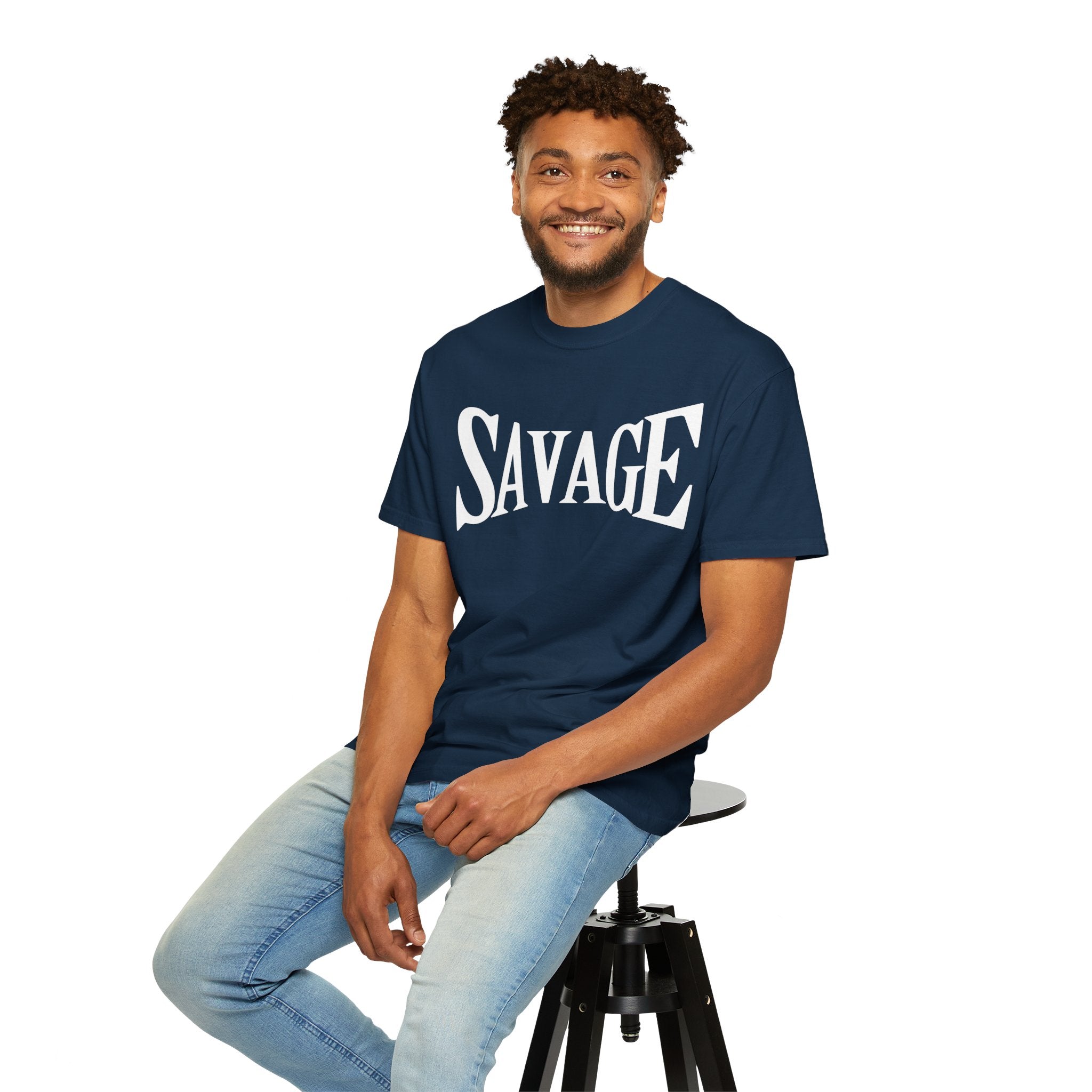 Savage, Graphic Design Unisex T-shirt, Casual Cotton Outwear, Gift for Him- Gift for Her, Stylish Tee, Cool Shirt, Trendy Apparel, Comfortable Top,