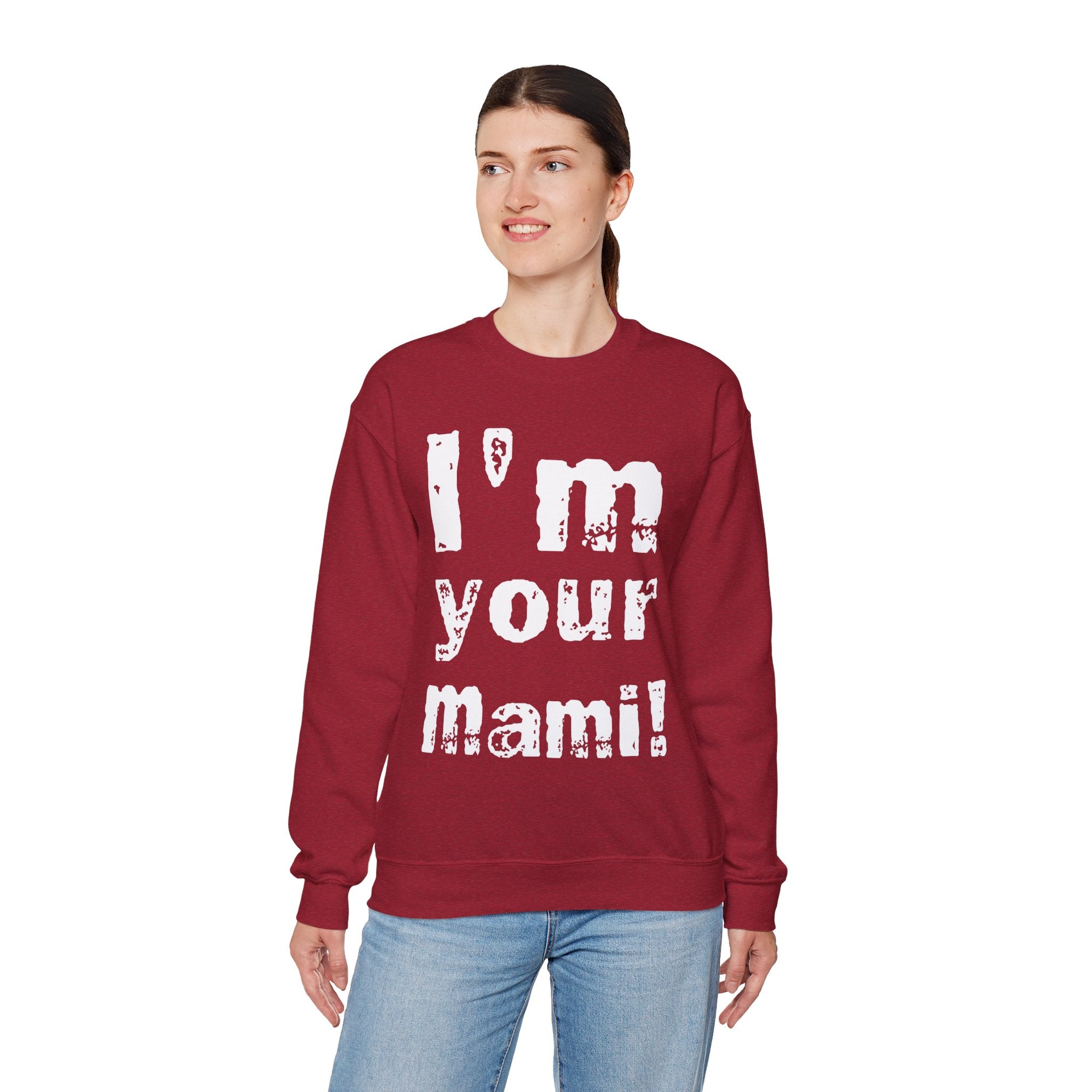 I'm Your Mami, Rhea Ripley Fans Sweatshirt, Best of Rhea Design, Wrestling Fan Unisex Sweatshirt - Gift for Him or Her, Casual Outwear, Heavy Blend Crewneck Sweatshirt