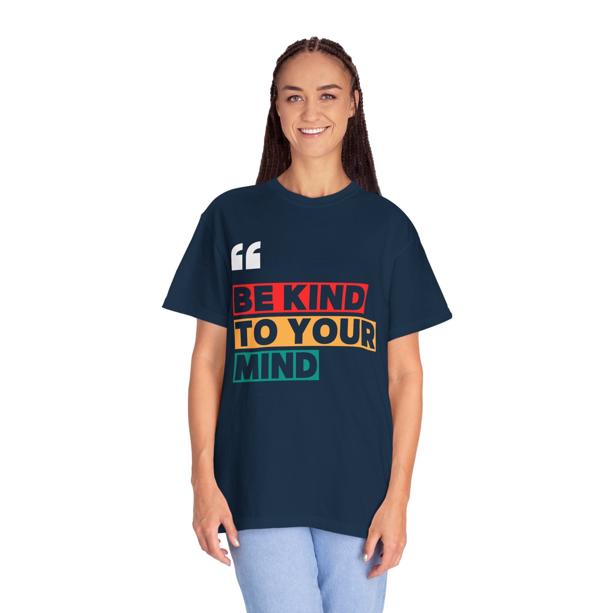 Be Kind to Your Mind, Graphic Design Unisex T-shirt, Casual Cotton Outwear, Gift for Him- Gift for Her, Stylish Tee, Cool Shirt, Trendy Apparel, Comfortable Top,