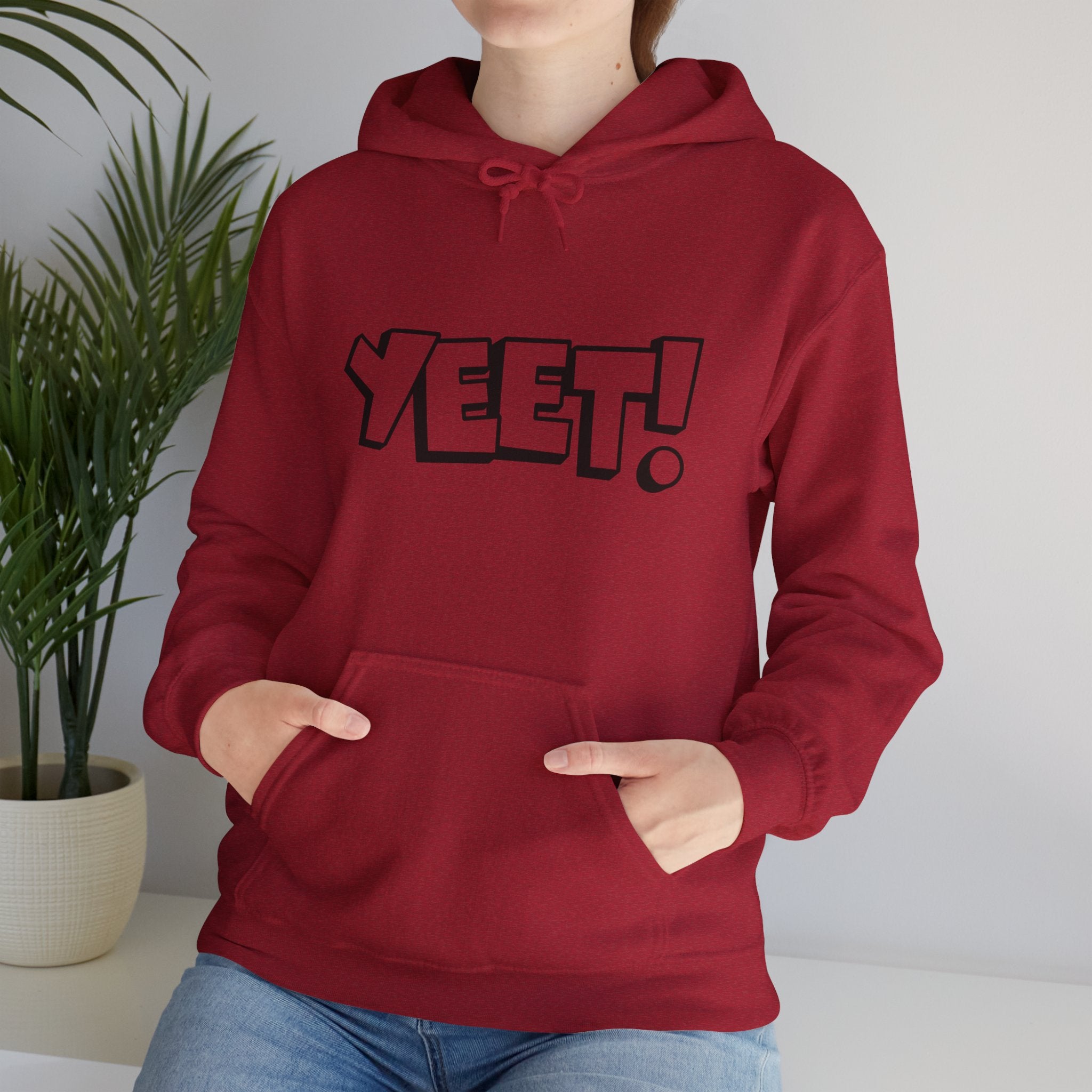 Yeet Graphic Hoodies, Gift for Her - Gift for Him, Sports Fan Wrestling Unisex Hooded Sweatshirt, Casual Outwear