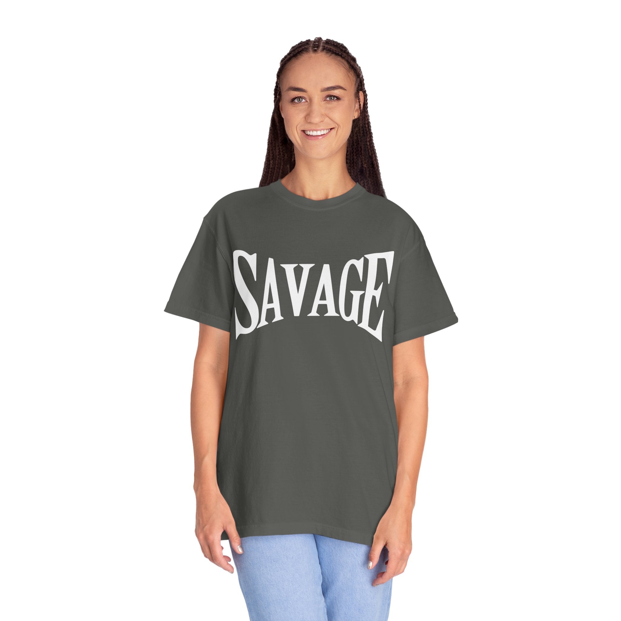 Savage, Graphic Design Unisex T-shirt, Casual Cotton Outwear, Gift for Him- Gift for Her, Stylish Tee, Cool Shirt, Trendy Apparel, Comfortable Top,