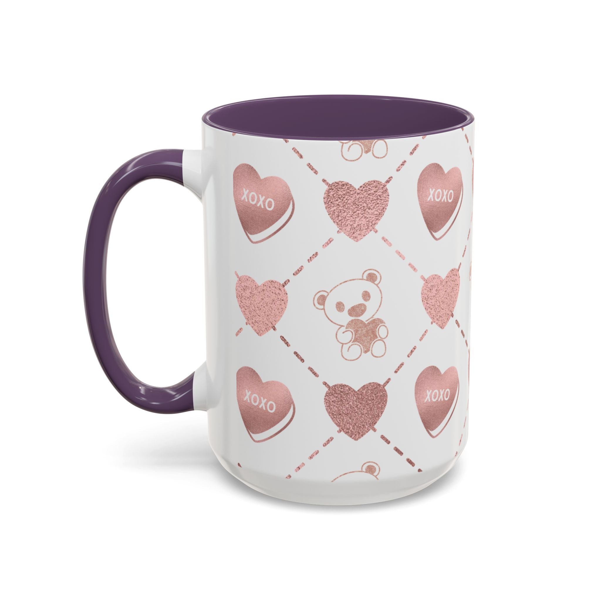 Pink Valentine's Design,  Holiday Drinkware, Valentines, Christmas Birthday Gifts for Couples, Her Boyfriend Girlfriend, Coffee Mug for Valentines Day,