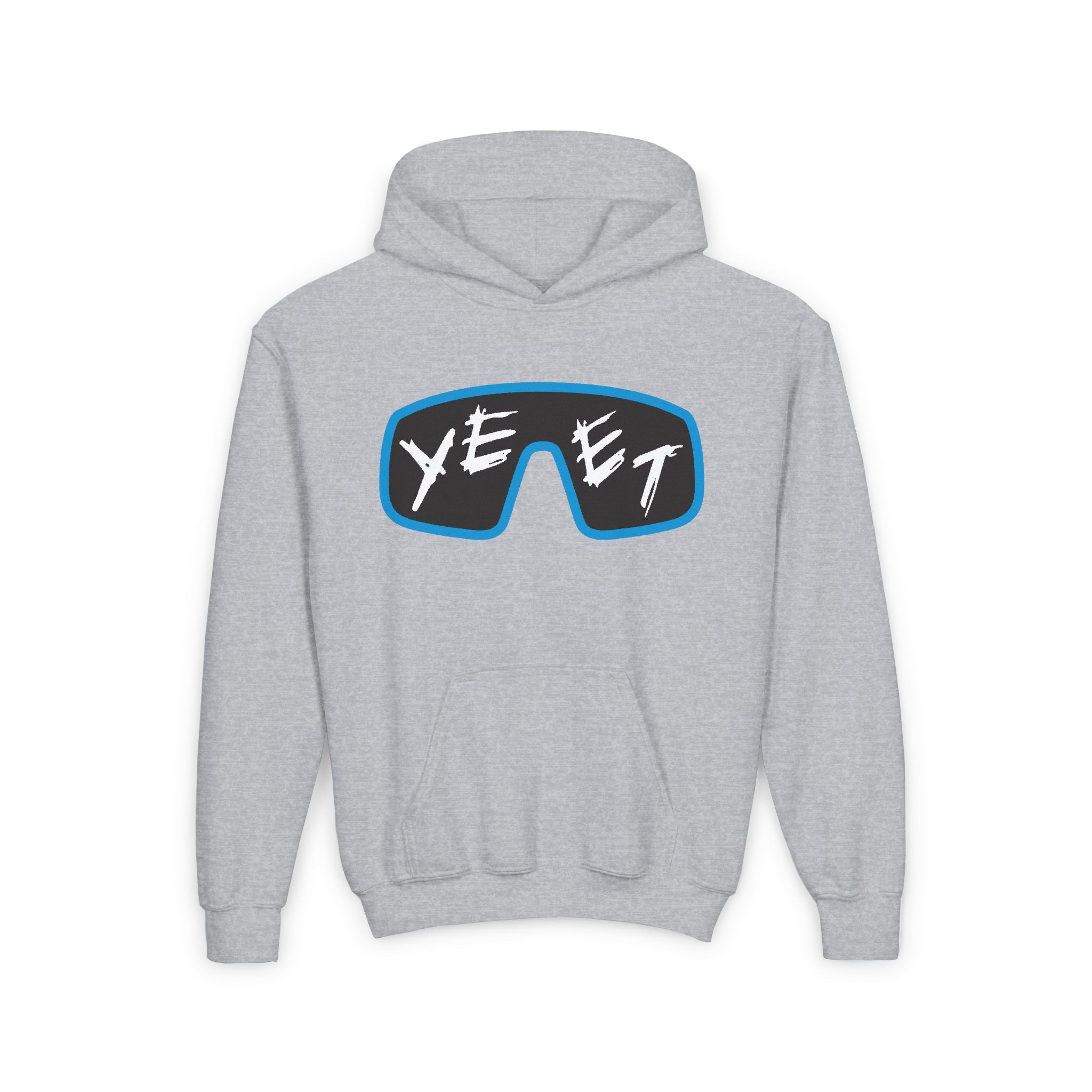 Yeet Glasses Shirt Design, Sports Fan Kids Hoodies - Youth Heavy Blend Hooded Sweatshirt, Unisex Wrestling Fan Hoodies, Gift for Her-Him, Casual Outwear