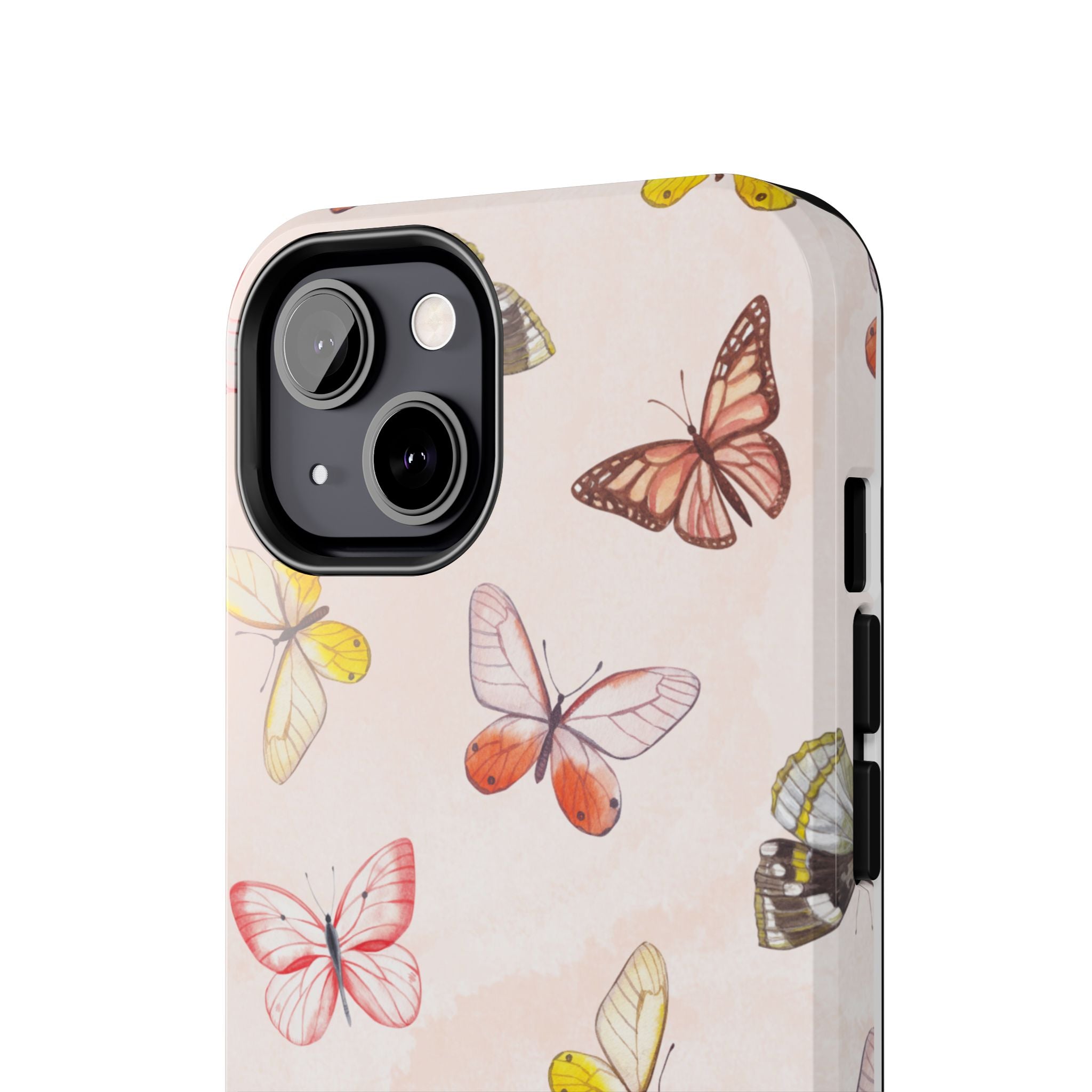 Pink Butterflies, Elegant Phone Cases, Stylish Phone Covers, Chic Phone Protectors, Fashionable Case for Her, Trendy Smartphone Accessories