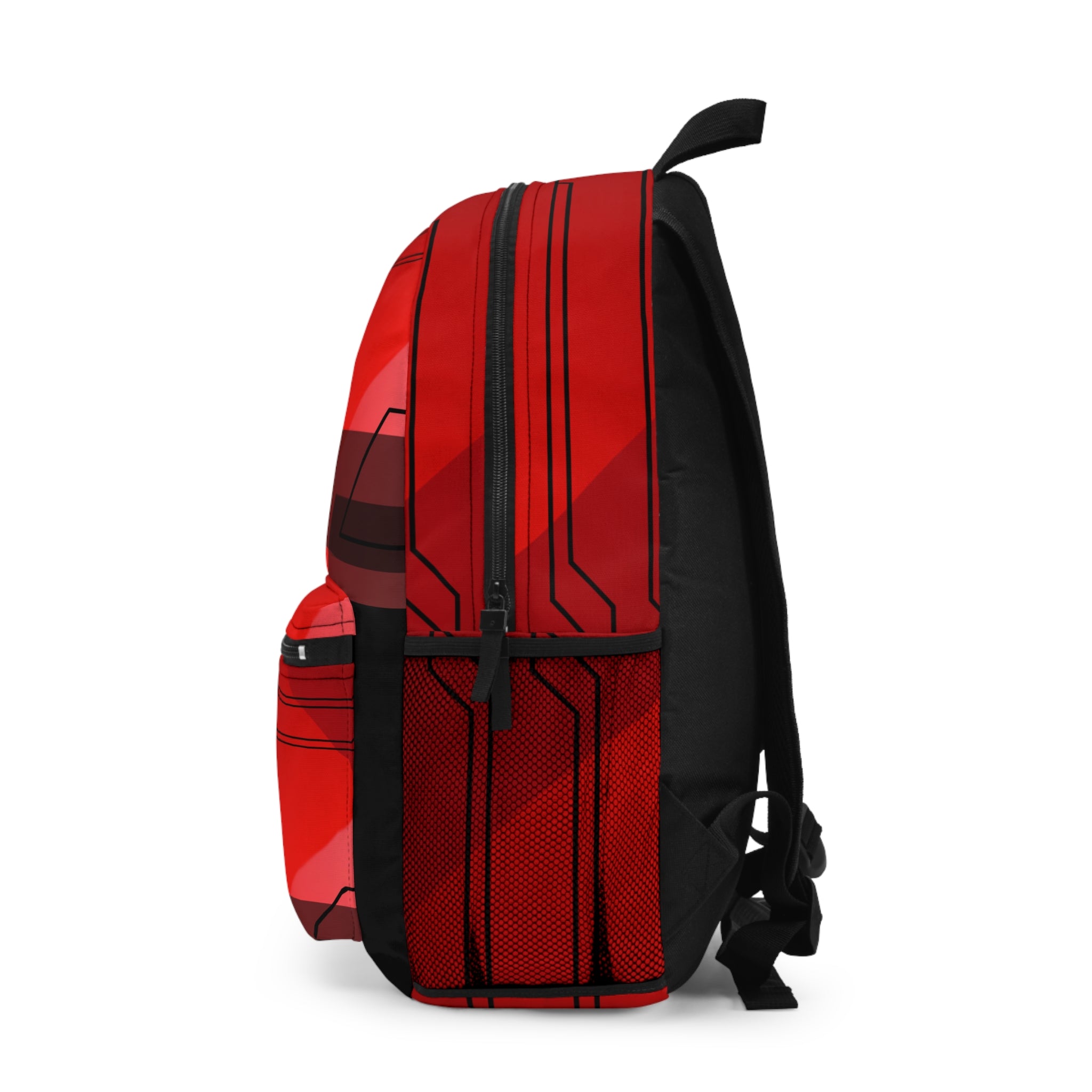 Classic Backpack Red- Multiple Organizational Compartments - Great for Work and Travel, Ideal as a backpack for women or men