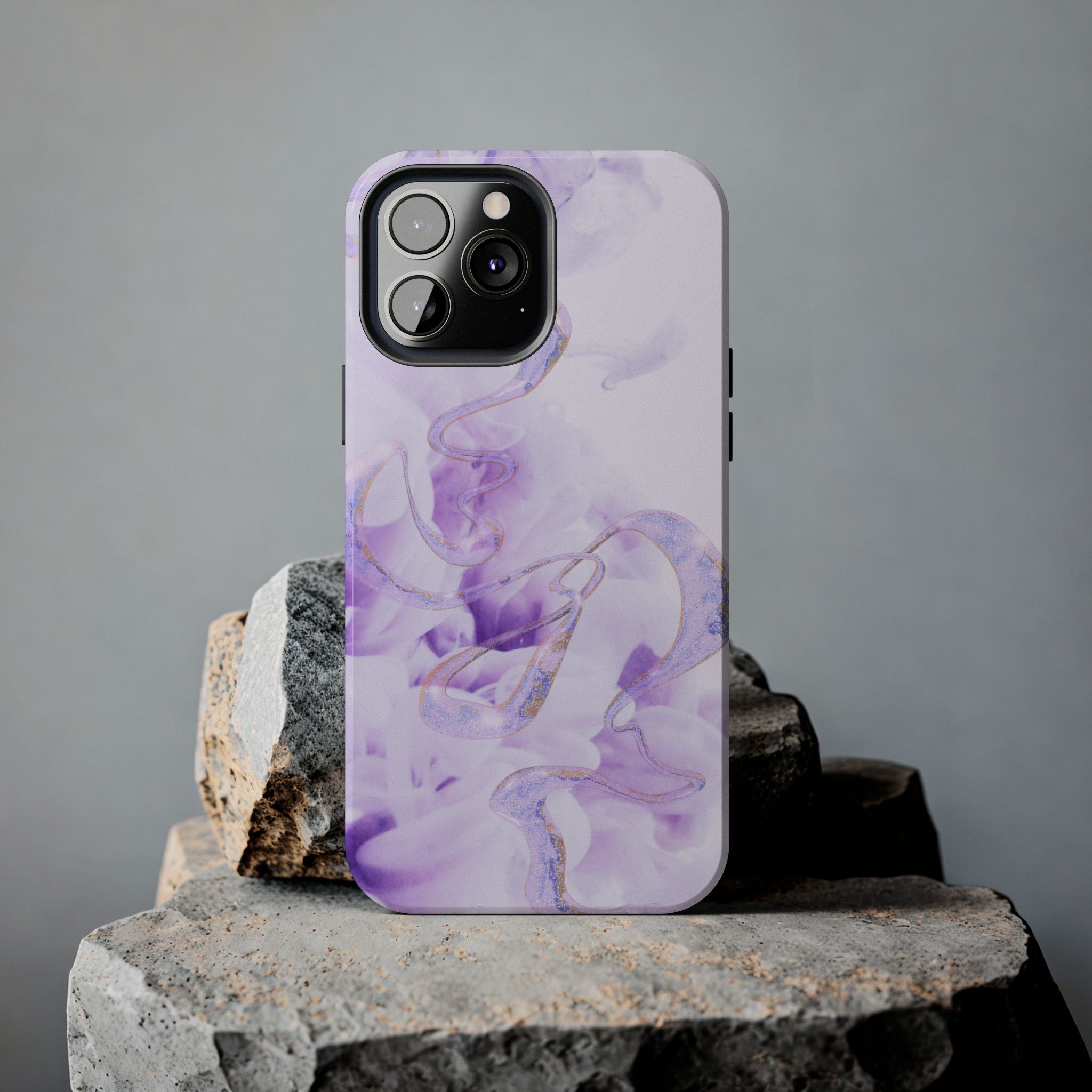 Abstract Purple Fluid Design, Elegant Phone Cases, Stylish Phone Covers, Chic Phone Protectors, Fashionable Case for Her, Trendy Smartphone Accessories