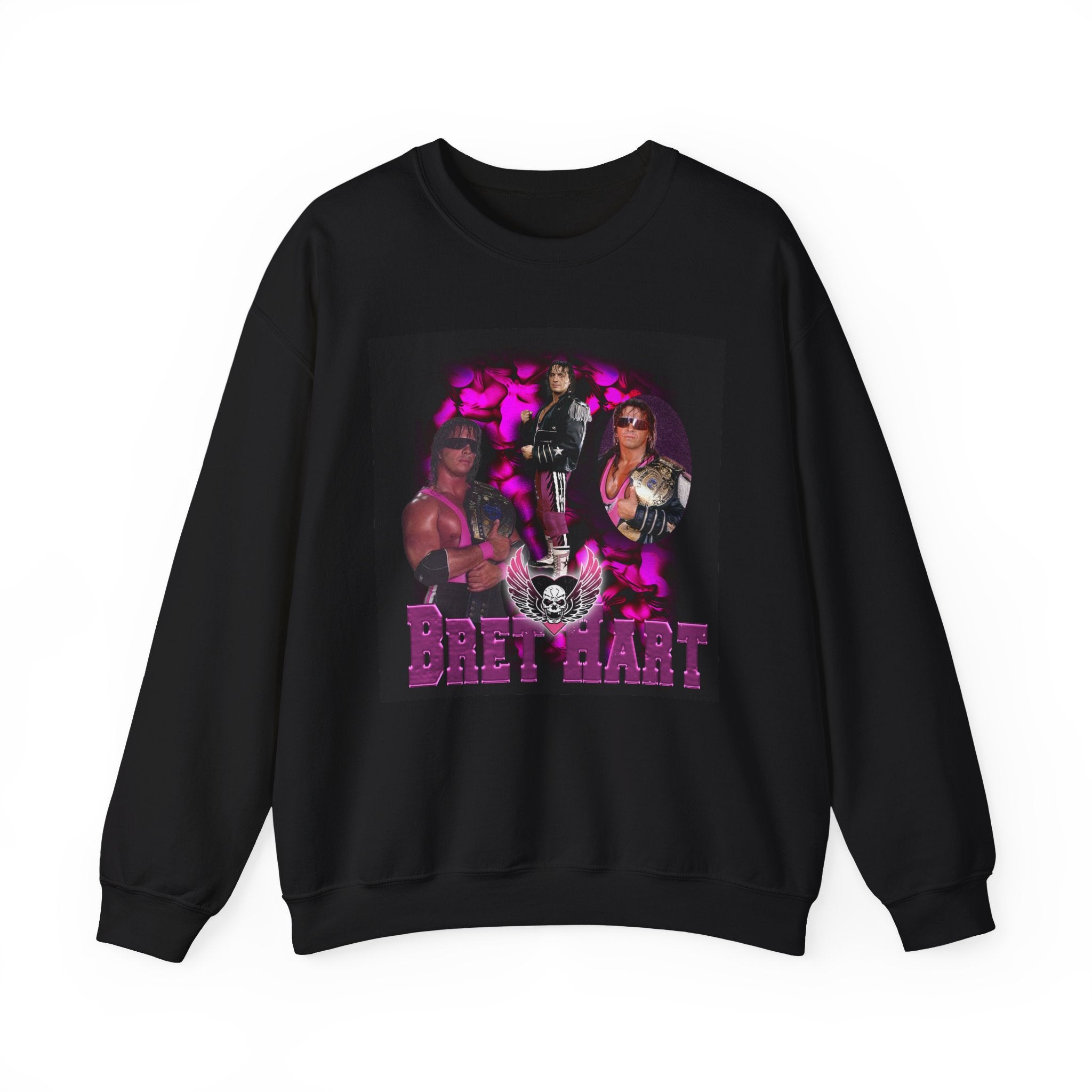 Bret Hart Sweatshirt  Design, Sports Sweatshirt, Wrestling  Fan Unisex Sweatshirt - Gift for Him or Her, Casual Outwear, Heavy Blend Crewneck Sweatshirt