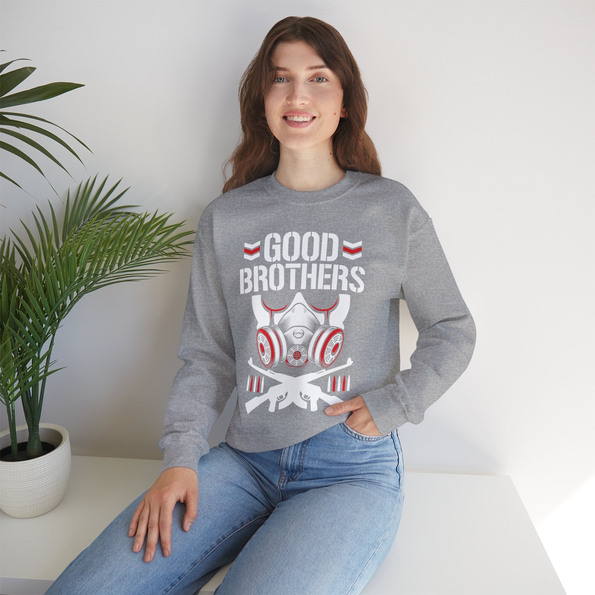 Good Brothers Sweatshirt  Design, Sports Sweatshirt, Wrestling  Fan Unisex Sweatshirt - Gift for Him or Her, Casual Outwear, Heavy Blend Crewneck Sweatshirt