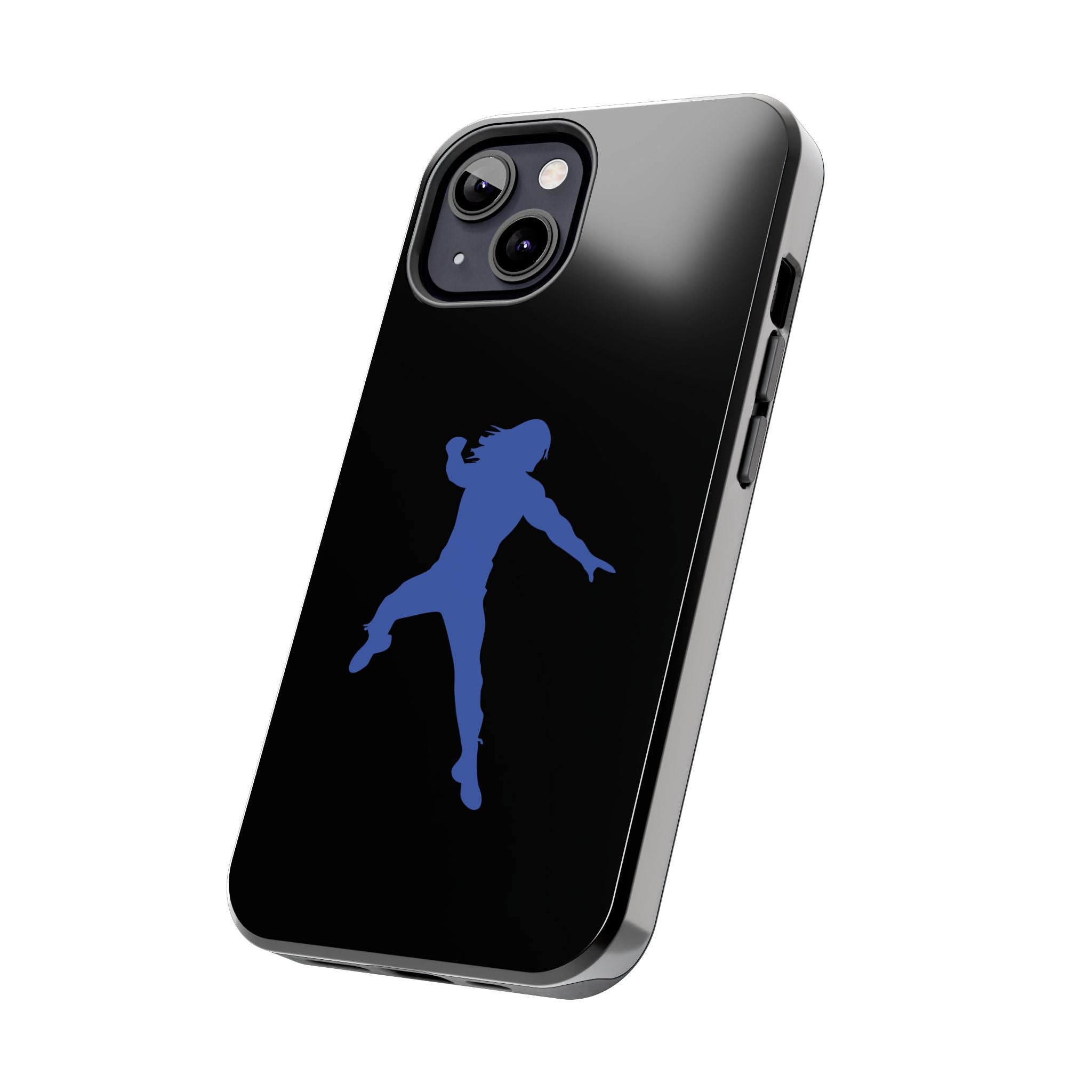 Roman Reigns Jump Blue Graphic Design, iPhone and Samsung Case Cool Graphic Sports Fan Phone Case