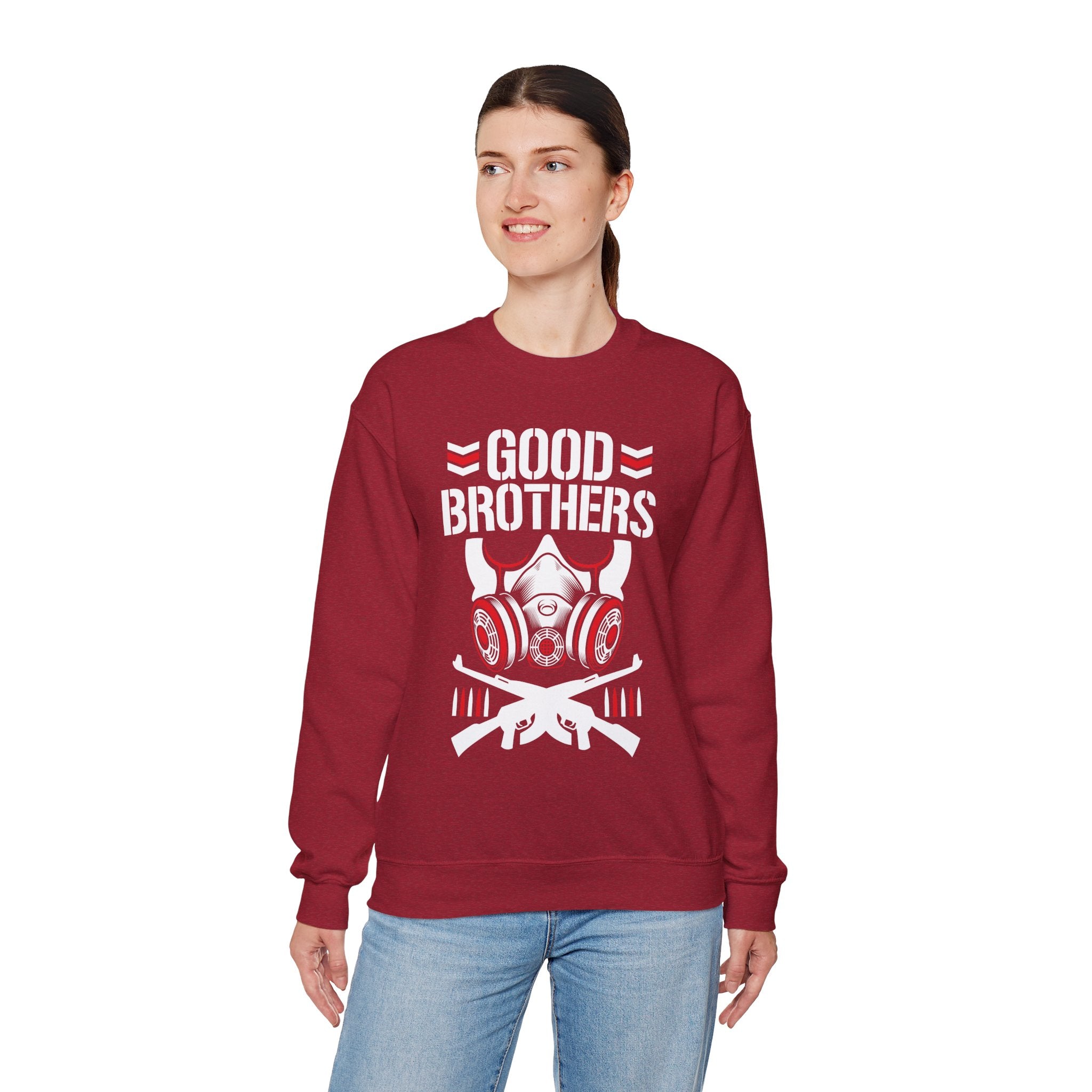 Good Brothers Sweatshirt  Design, Sports Sweatshirt, Wrestling  Fan Unisex Sweatshirt - Gift for Him or Her, Casual Outwear, Heavy Blend Crewneck Sweatshirt