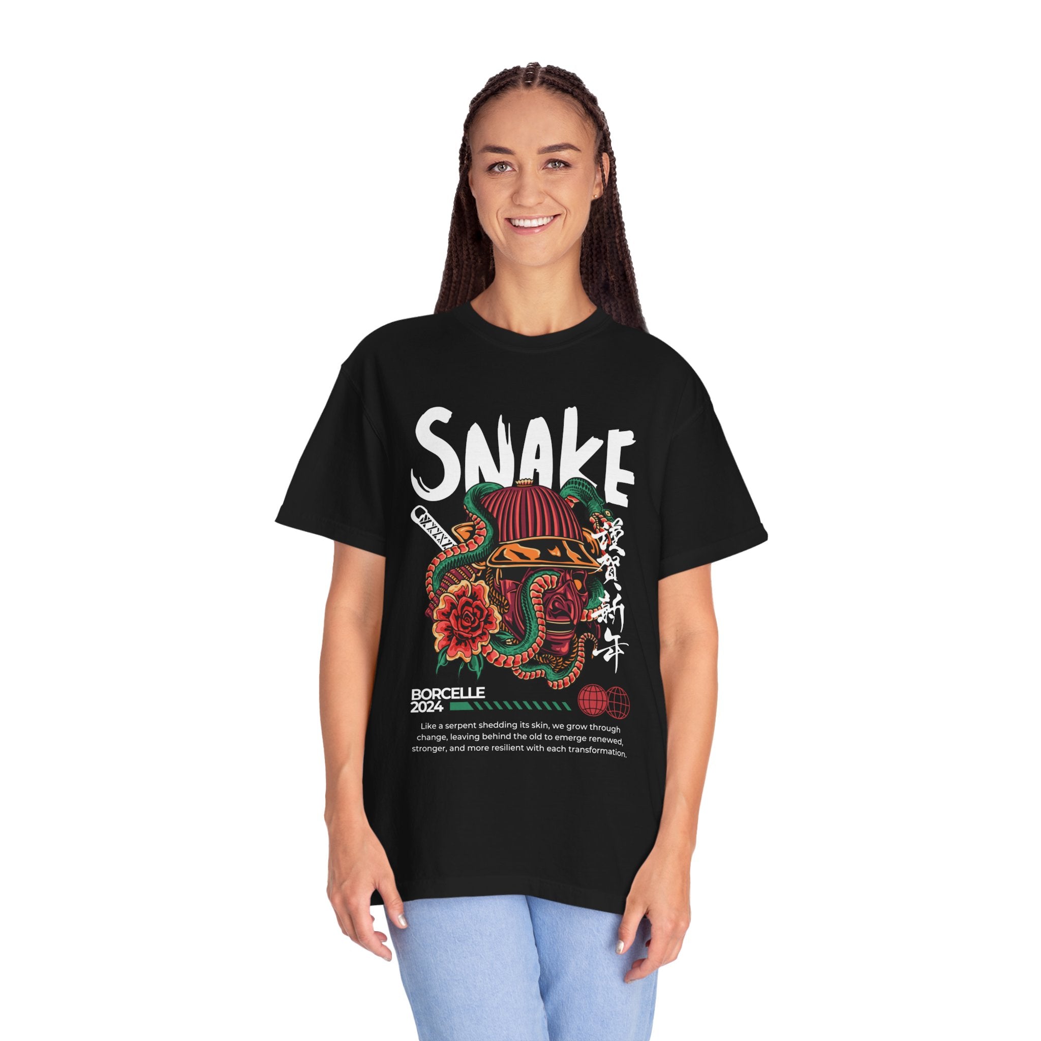 Snake, Graphic Design Unisex T-shirt, Casual Cotton Outwear, Gift for Him- Gift for Her, Stylish Tee, Cool Shirt, Trendy Apparel, Comfortable Top,