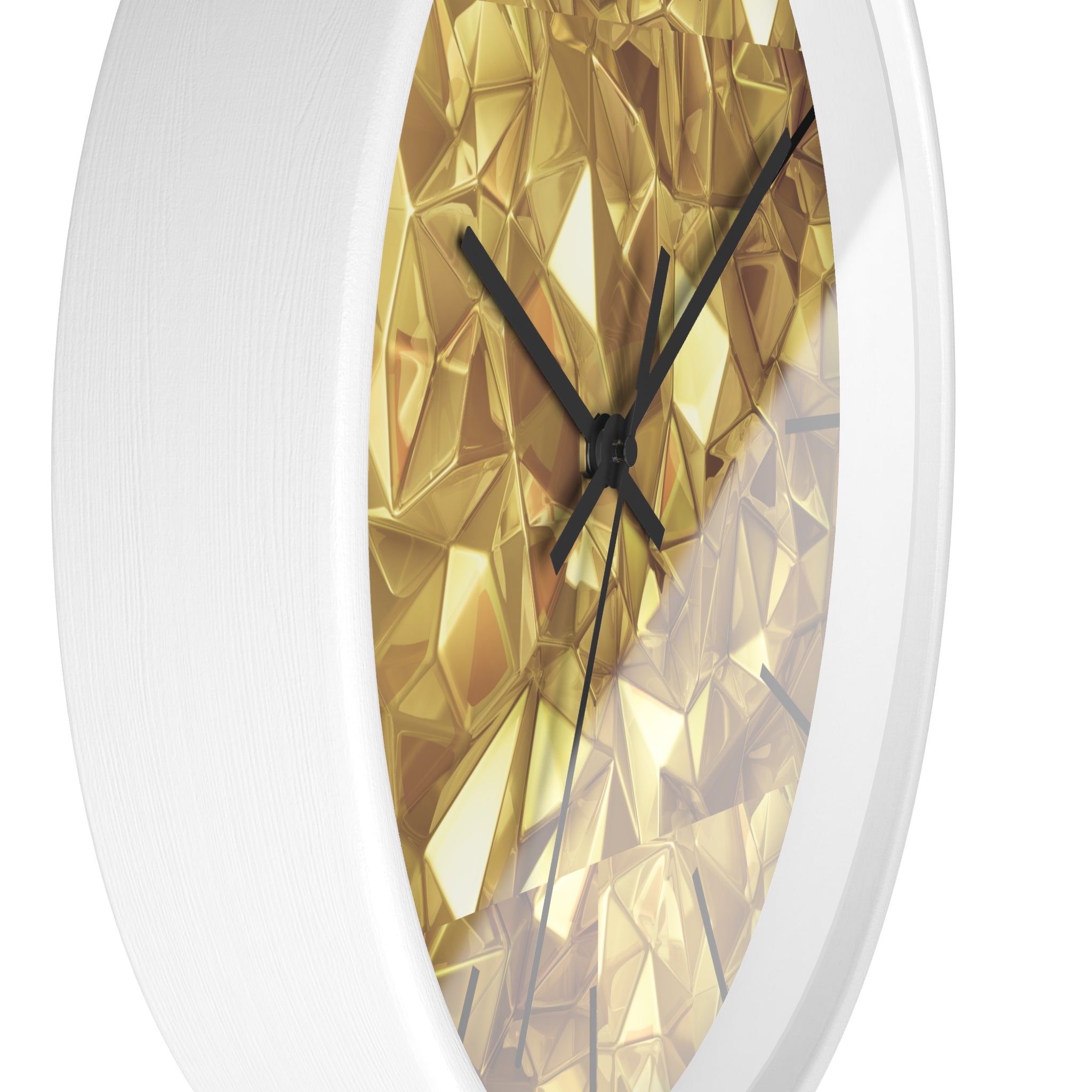 Gold Elegant Wall Clock, Home Decor, Wall Art, Modern Decor for Home, Office, and Living Room