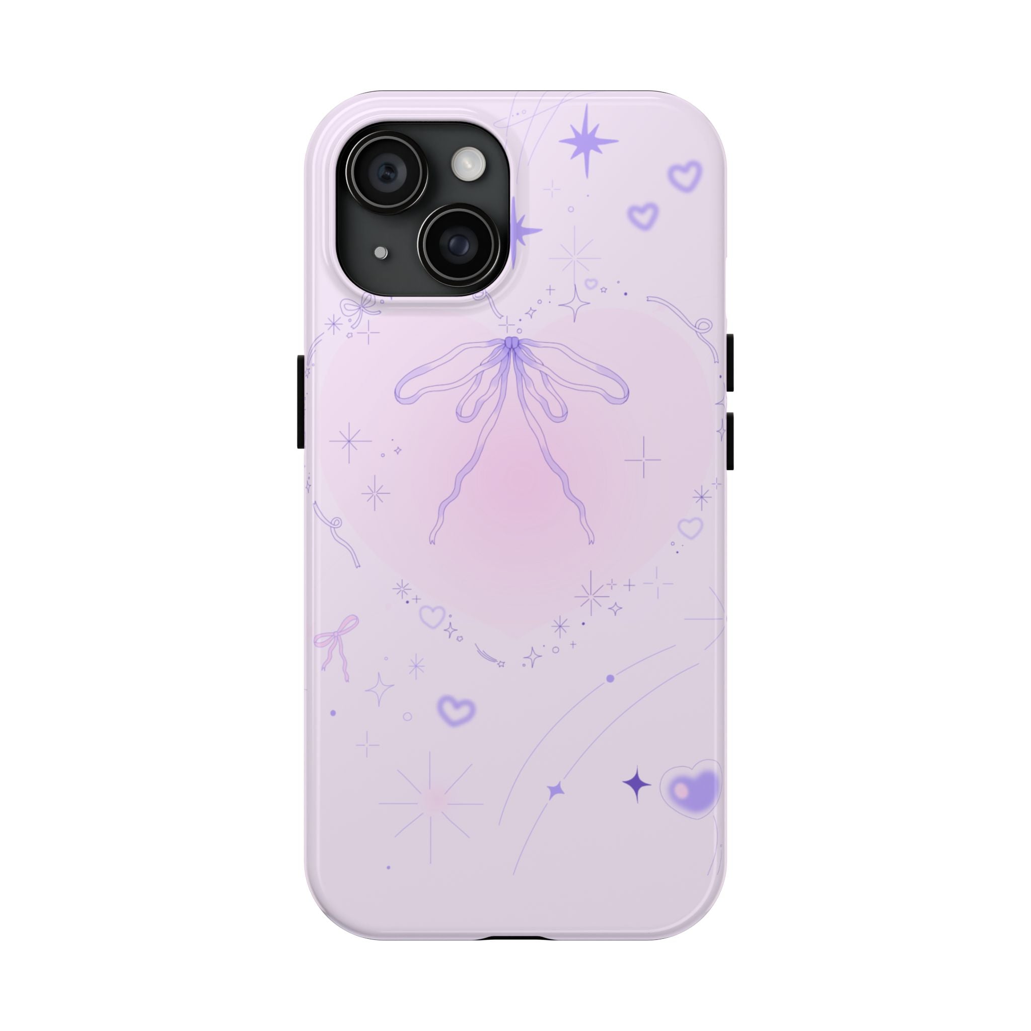 Pink Purple Delicate Fine Line Design, Elegant Phone Cases, Stylish Phone Covers, Chic Phone Protectors, Fashionable Case for Her, Trendy Smartphone Accessories