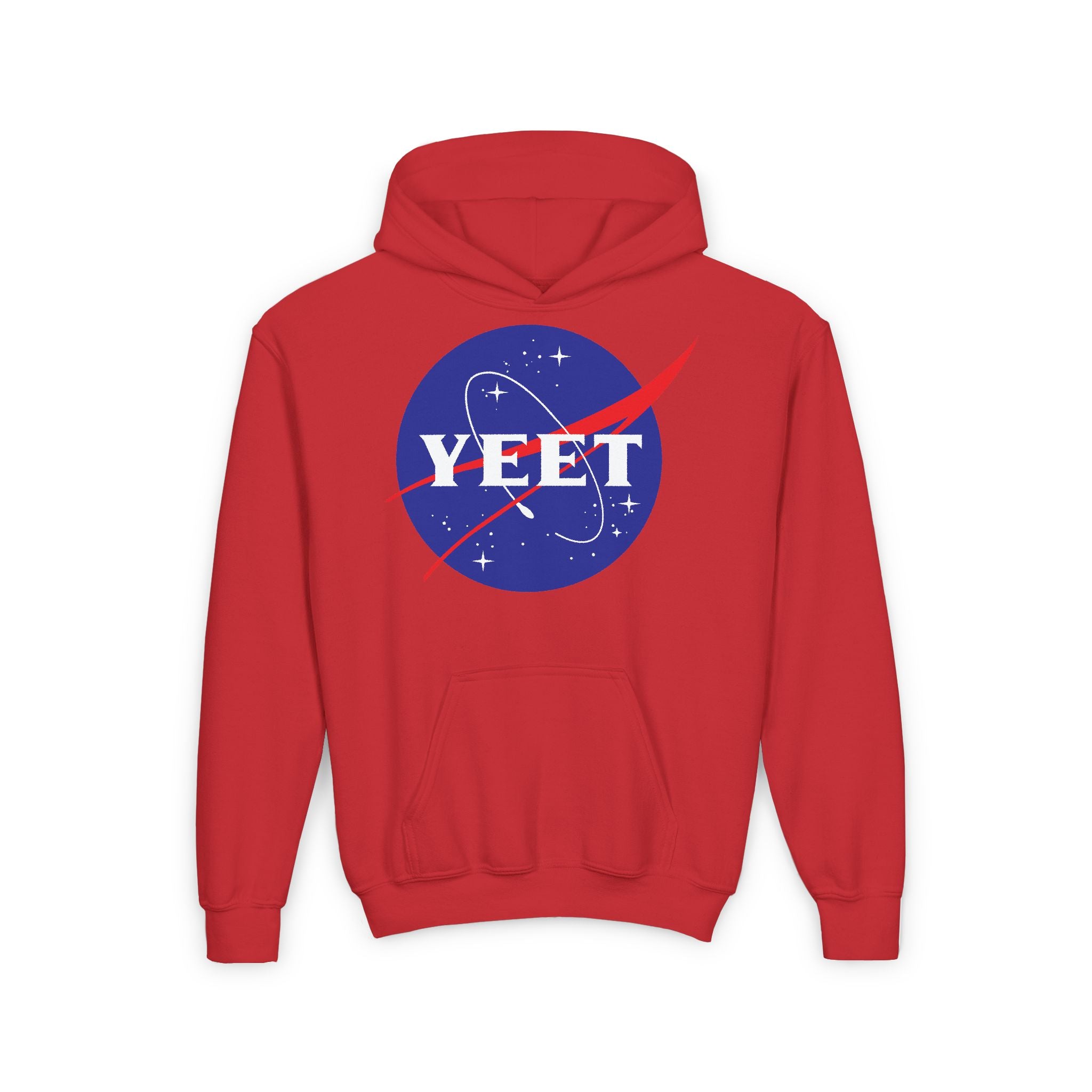 Yeet Nasa Design, Sports Fan Kids Hoodies - Youth Heavy Blend Hooded Sweatshirt, Unisex Wrestling Fan Hoodies, Gift for Her-Him, Casual Outwear