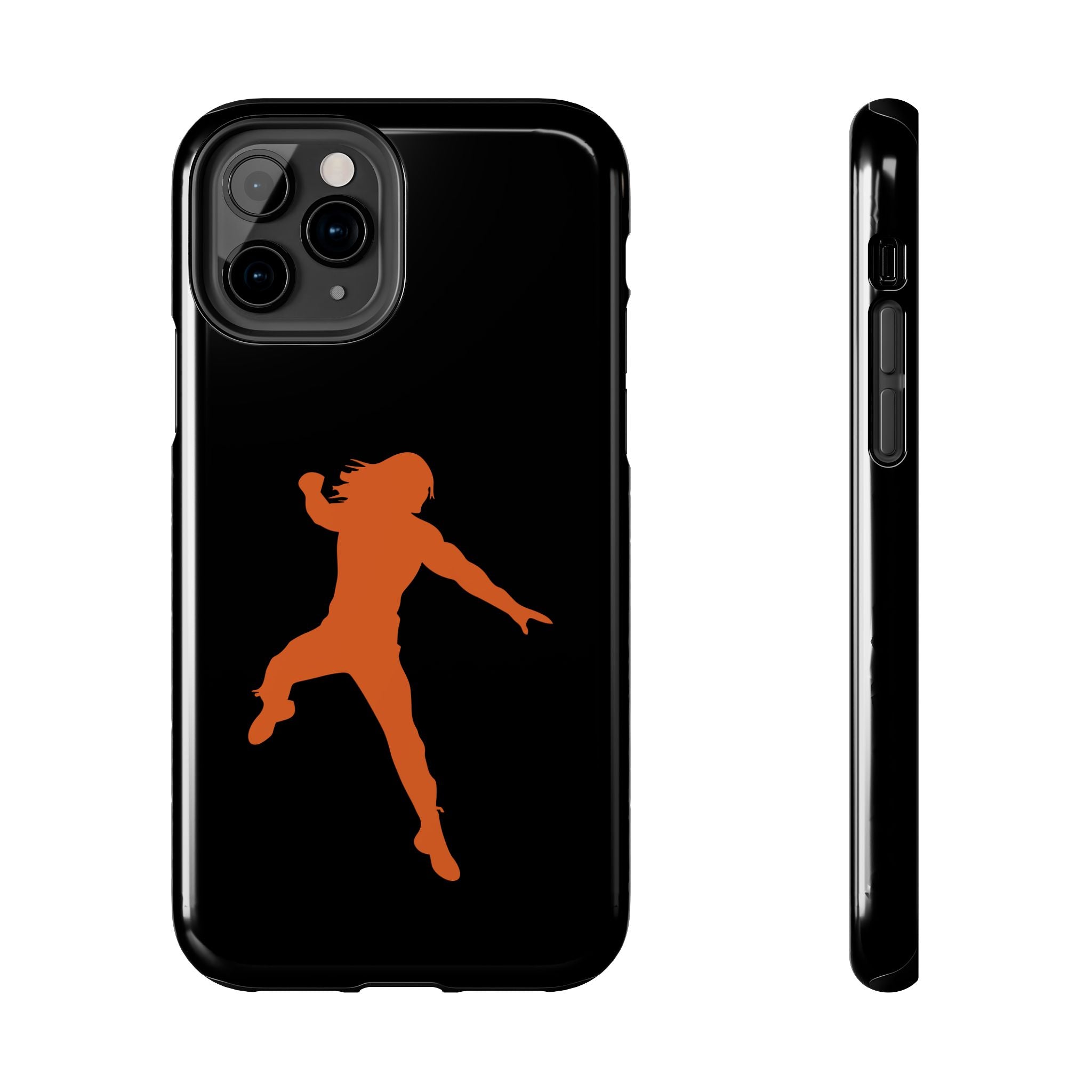 Roman Reigns Jump Orange Graphic Design, iPhone and Samsung Case Cool Graphic Sports Fan Phone Case