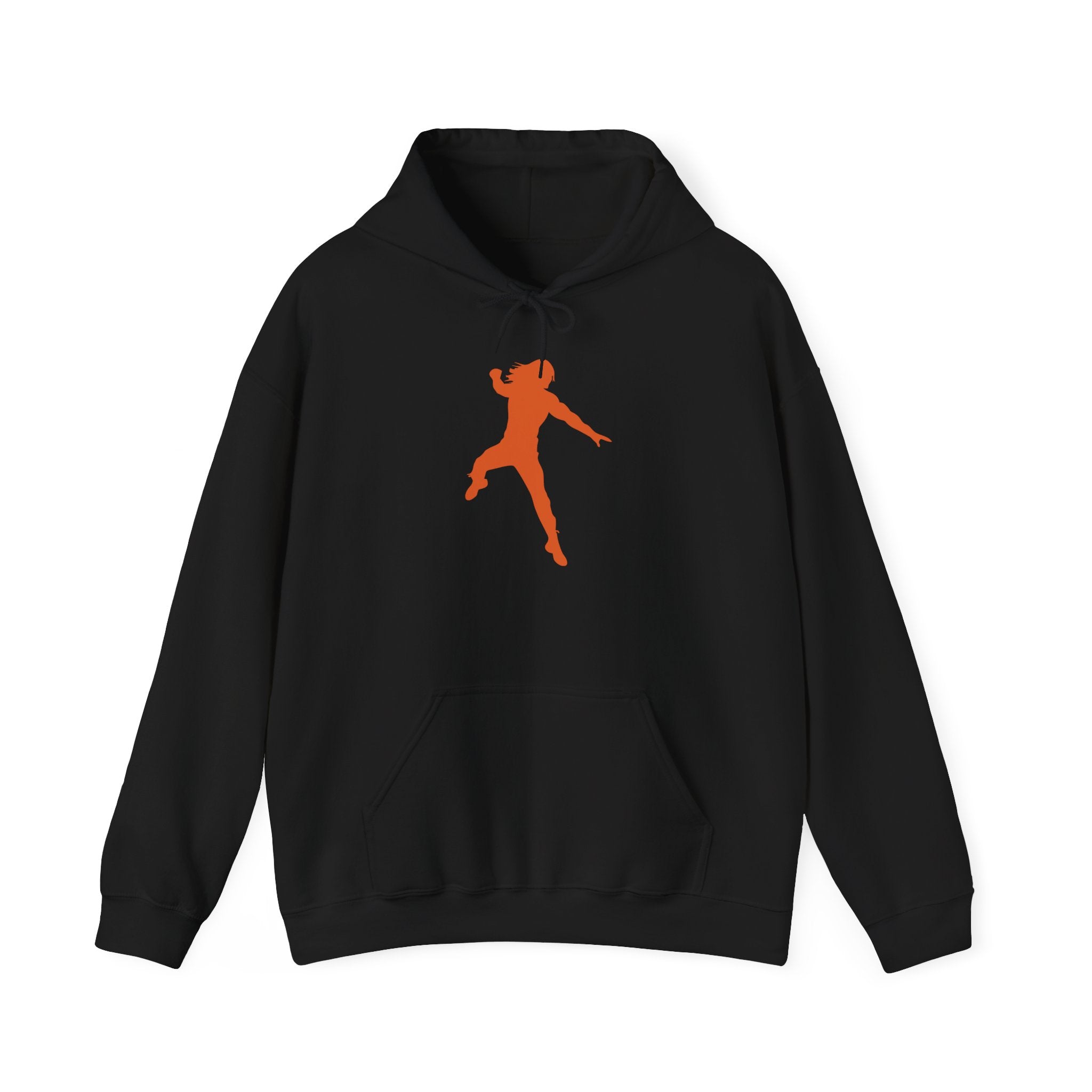 Roman Reigns Jump Orange Graphic Design Hoodies, Gift for Her - Gift for Him, Sports Fan Wrestling Unisex Hooded Sweatshirt, Casual Outwear