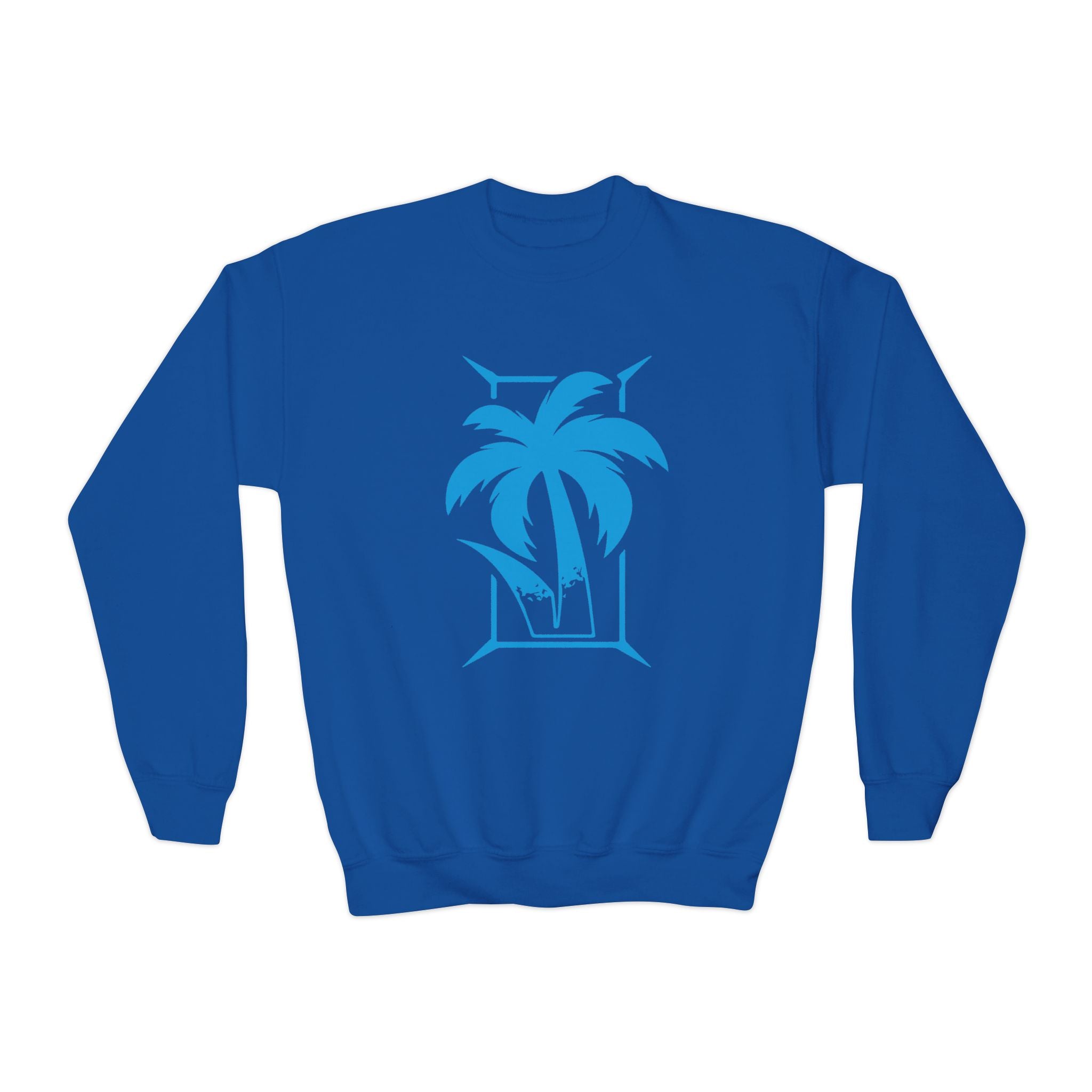 Jey Uso, Blue Design, Youth Sports Fan Crewneck Sweatshirt for Kids, Perfect Gift for Kids, Unisex Sweatshirt, Casual Outwear