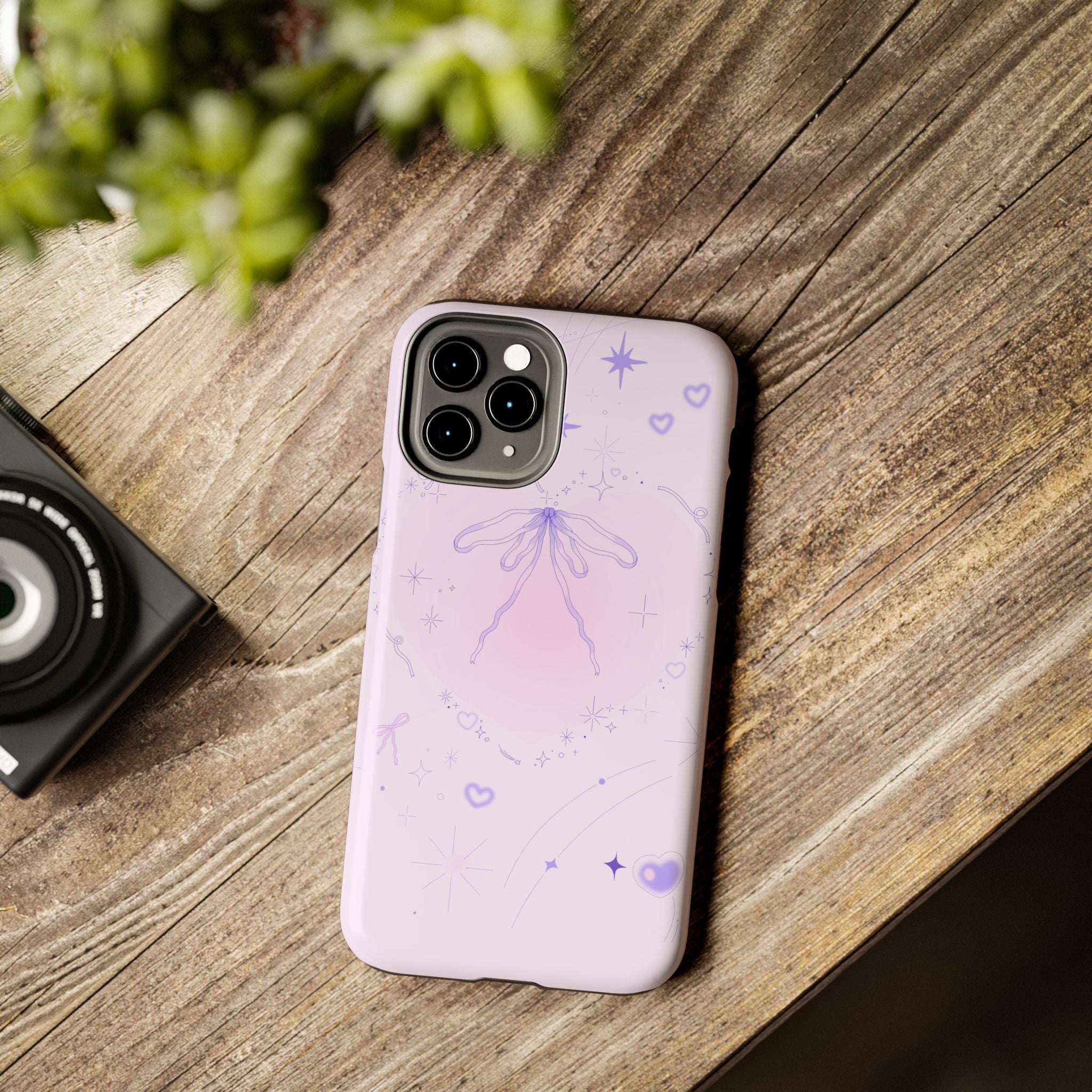 Pink Purple Delicate Fine Line Design, Elegant Phone Cases, Stylish Phone Covers, Chic Phone Protectors, Fashionable Case for Her, Trendy Smartphone Accessories