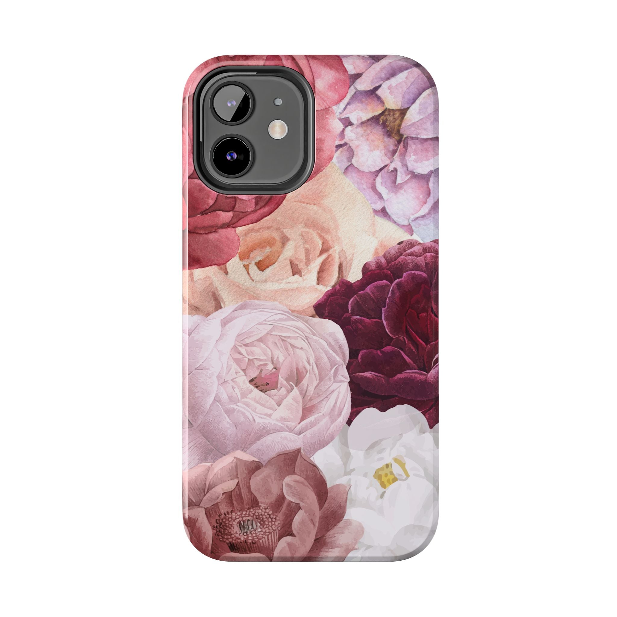 Pink Purple Watercolor Flower, Elegant Phone Cases, Stylish Phone Covers, Chic Phone Protectors, Fashionable Case for Her, Trendy Smartphone Accessories