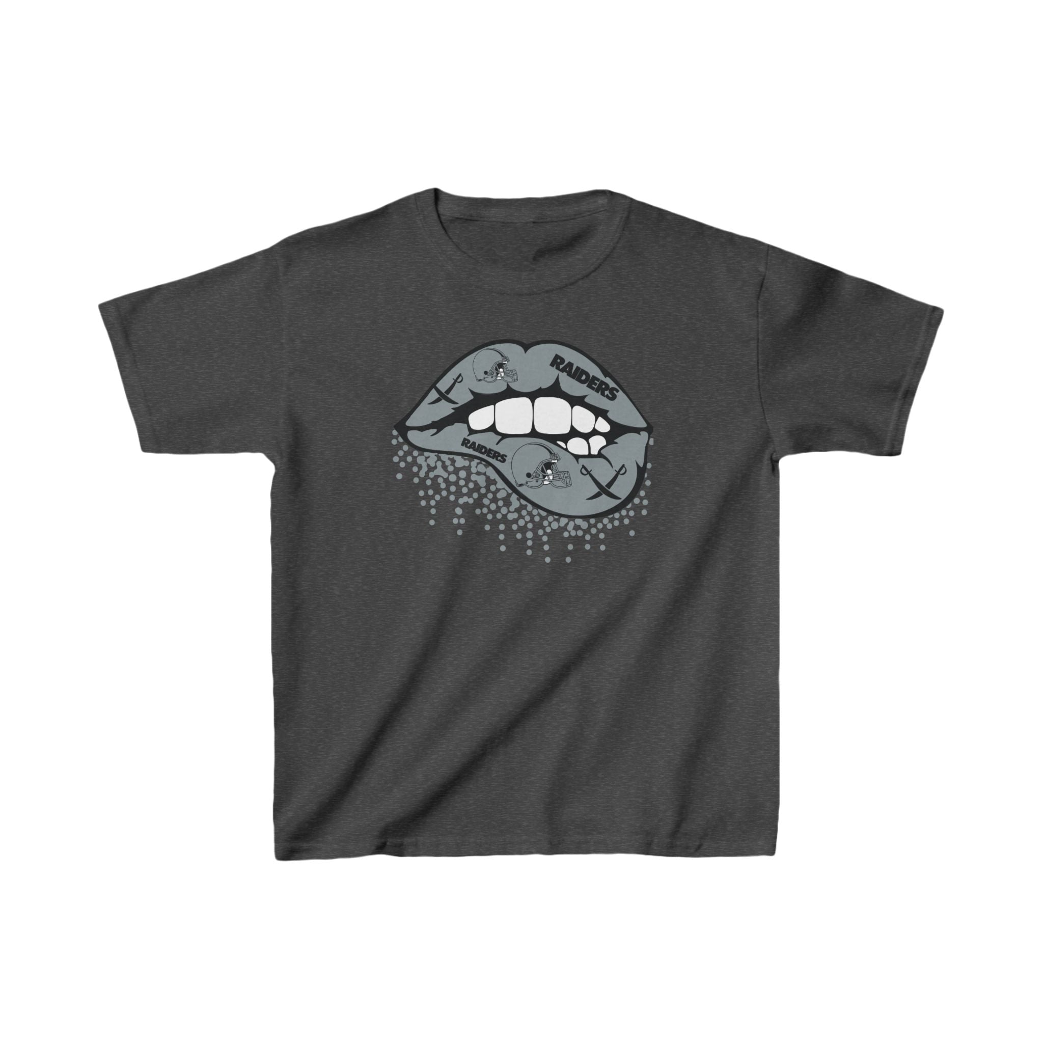 Lip Bite Raiders Shirt for Kids, Gift Fan Sports Shirt, Children Shirt Clothing, Youth Team Game Day Shirt, Unisex Shirt