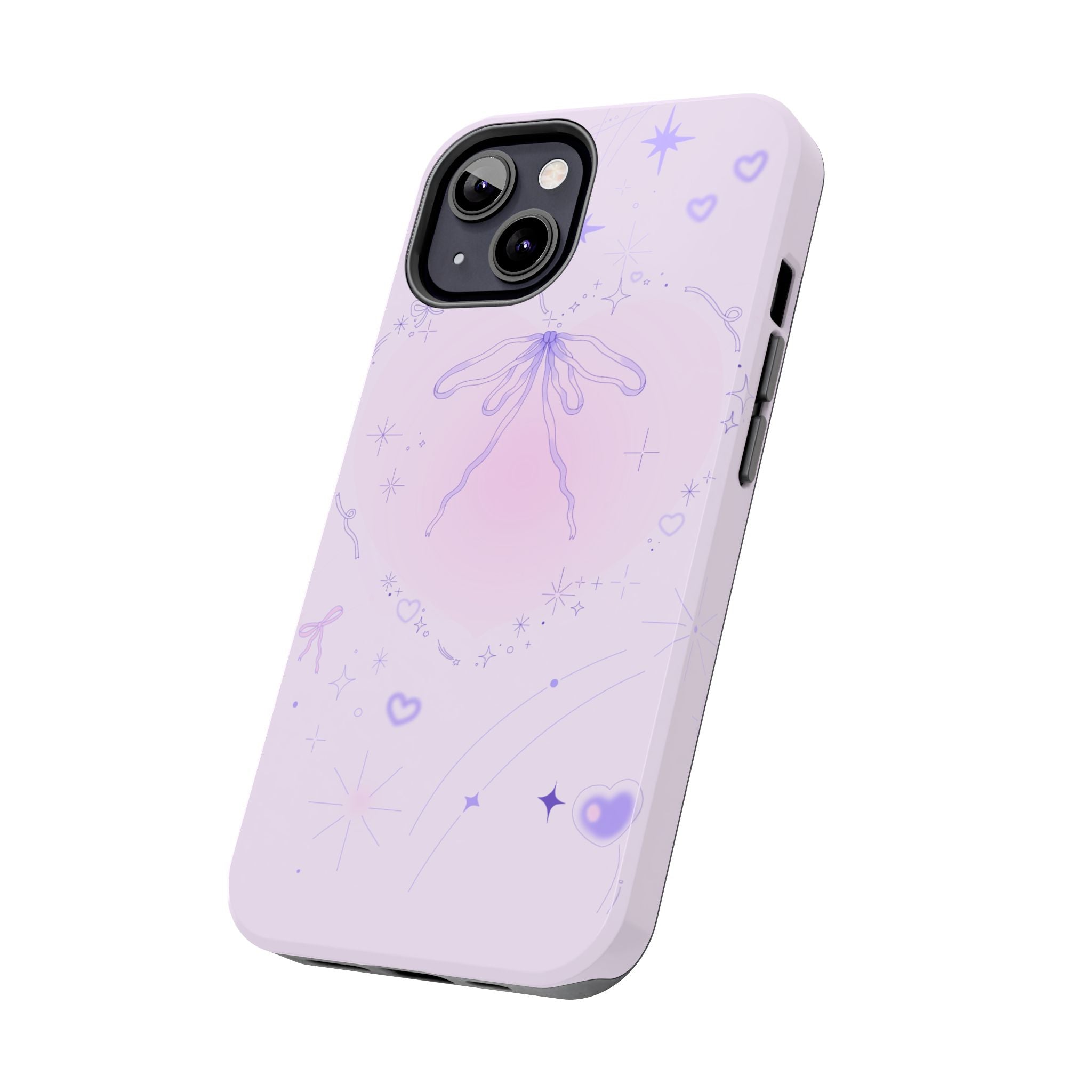 Pink Purple Delicate Fine Line Design, Elegant Phone Cases, Stylish Phone Covers, Chic Phone Protectors, Fashionable Case for Her, Trendy Smartphone Accessories