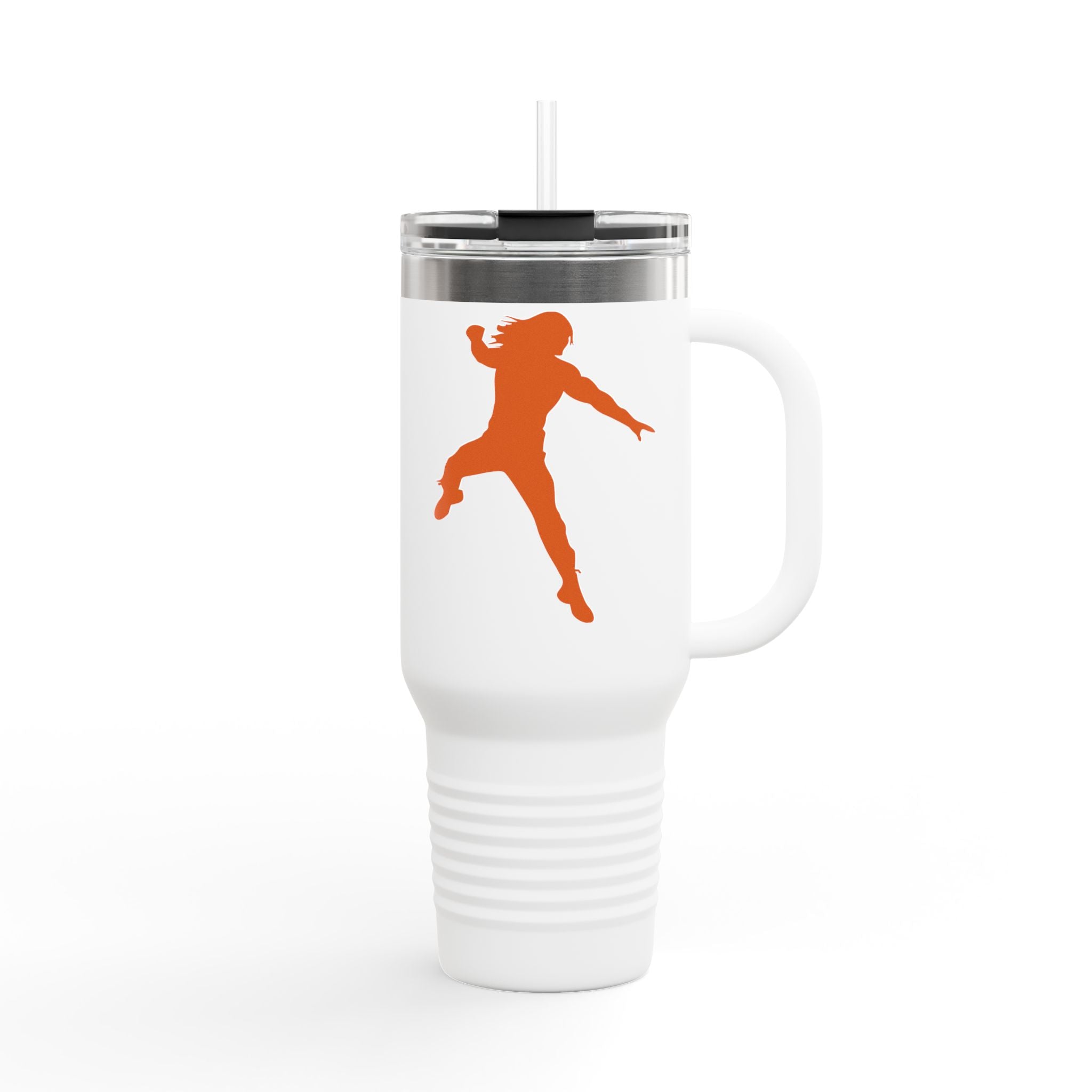 Roman Reigns Jump Orange Graphic Design,  Insulated Travel Mug, Gift for Her Gift for Him - 40oz, Gift for Her, Gift for Him