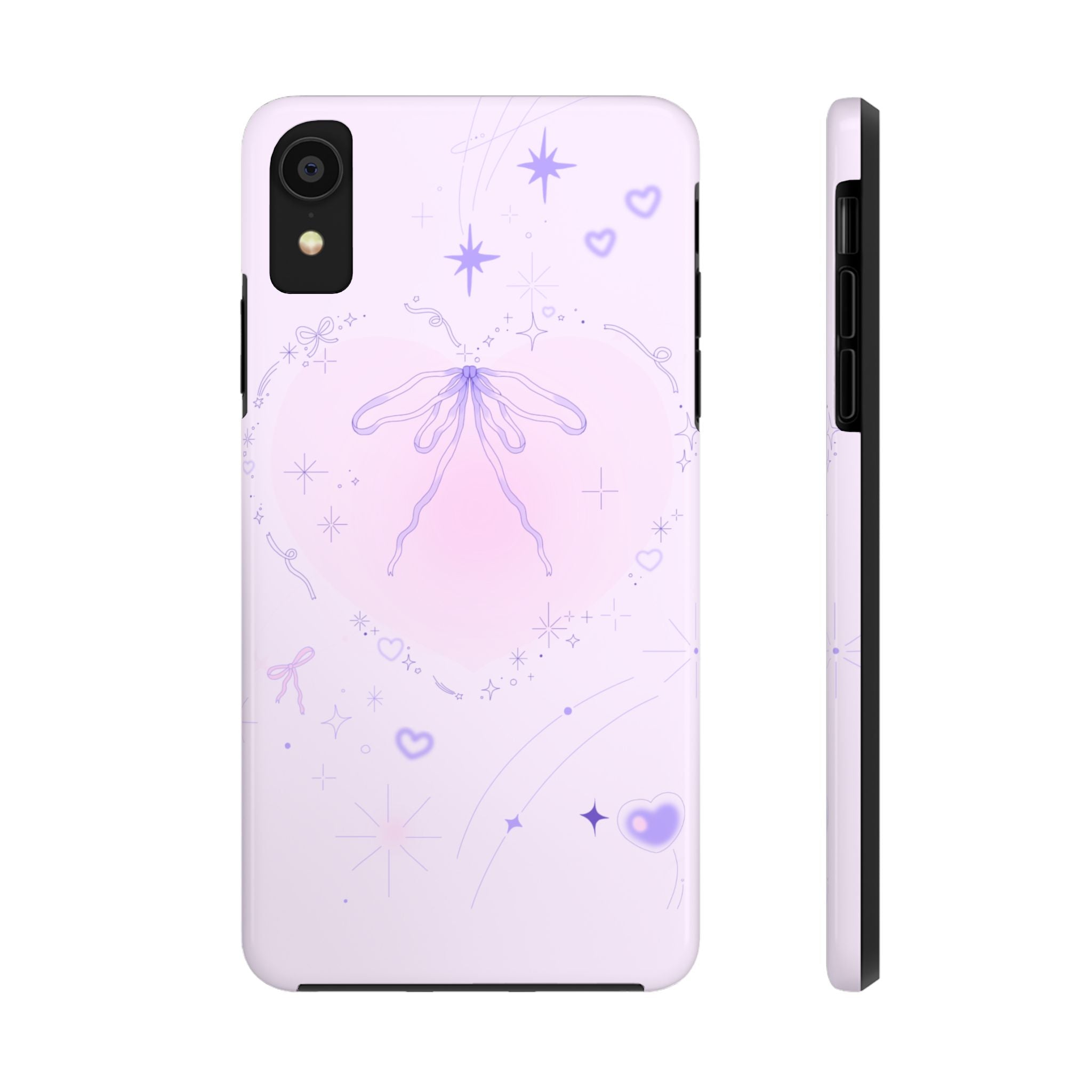 Pink Purple Delicate Fine Line Design, Elegant Phone Cases, Stylish Phone Covers, Chic Phone Protectors, Fashionable Case for Her, Trendy Smartphone Accessories