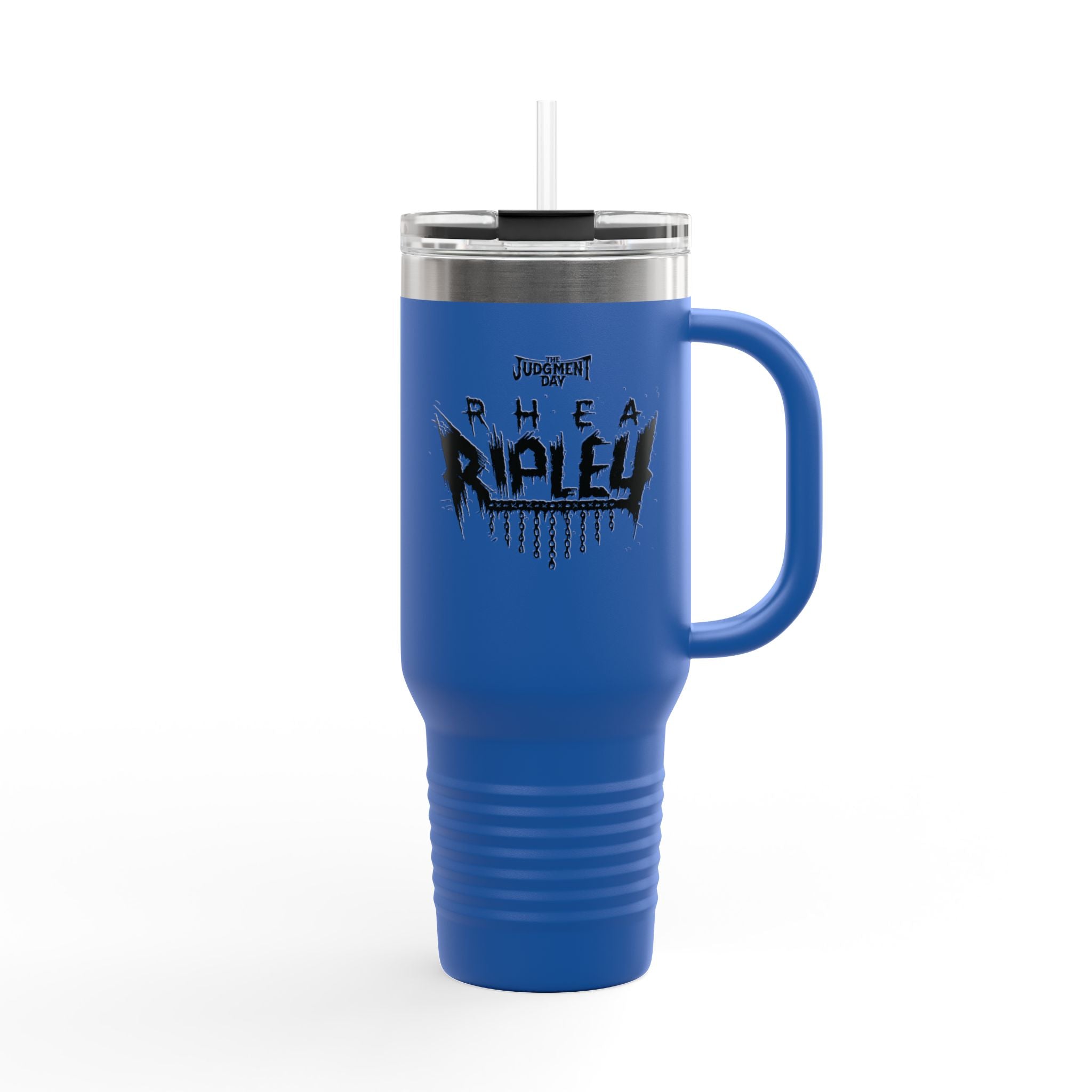 "The Judgement Day" Rhea Ripley  Black Graphic Design,  Insulated Travel Mug, Gift for Her Gift for Him - 40oz, Gift for Her, Gift for Him