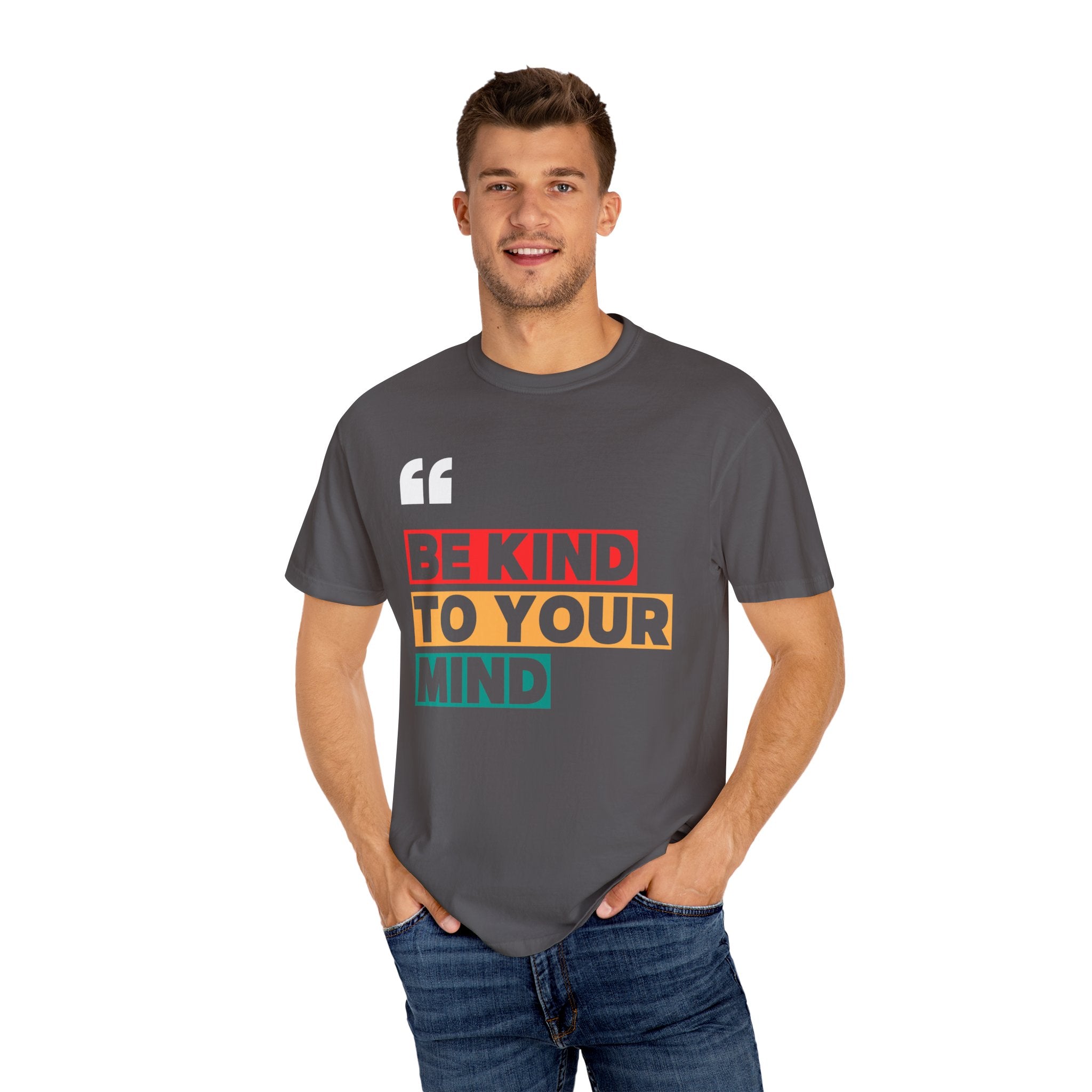 Be Kind to Your Mind, Graphic Design Unisex T-shirt, Casual Cotton Outwear, Gift for Him- Gift for Her, Stylish Tee, Cool Shirt, Trendy Apparel, Comfortable Top,