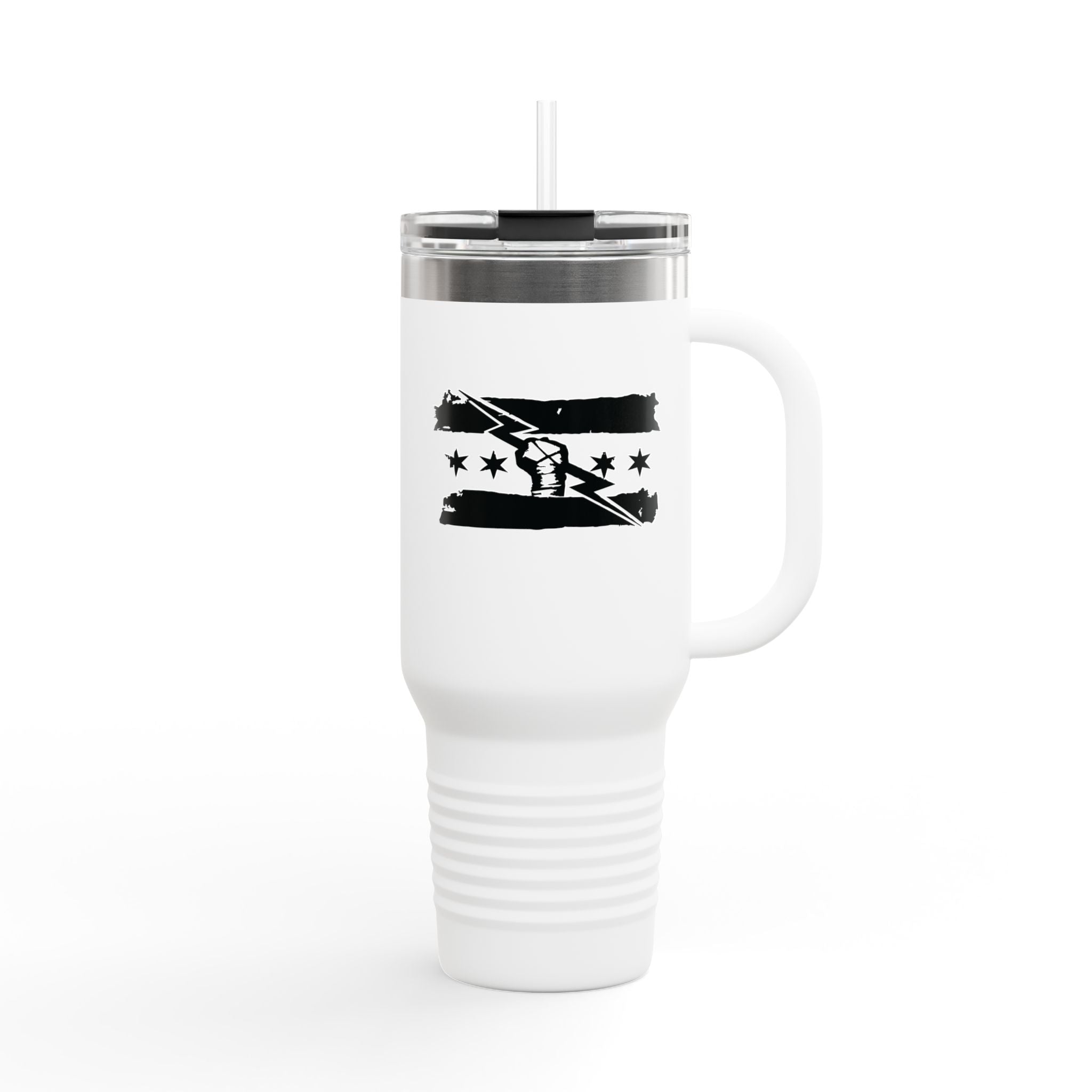 CM Punk Fag Black Graphic Design,  Insulated Travel Mug, Gift for Her Gift for Him - 40oz, Gift for Her, Gift for Him