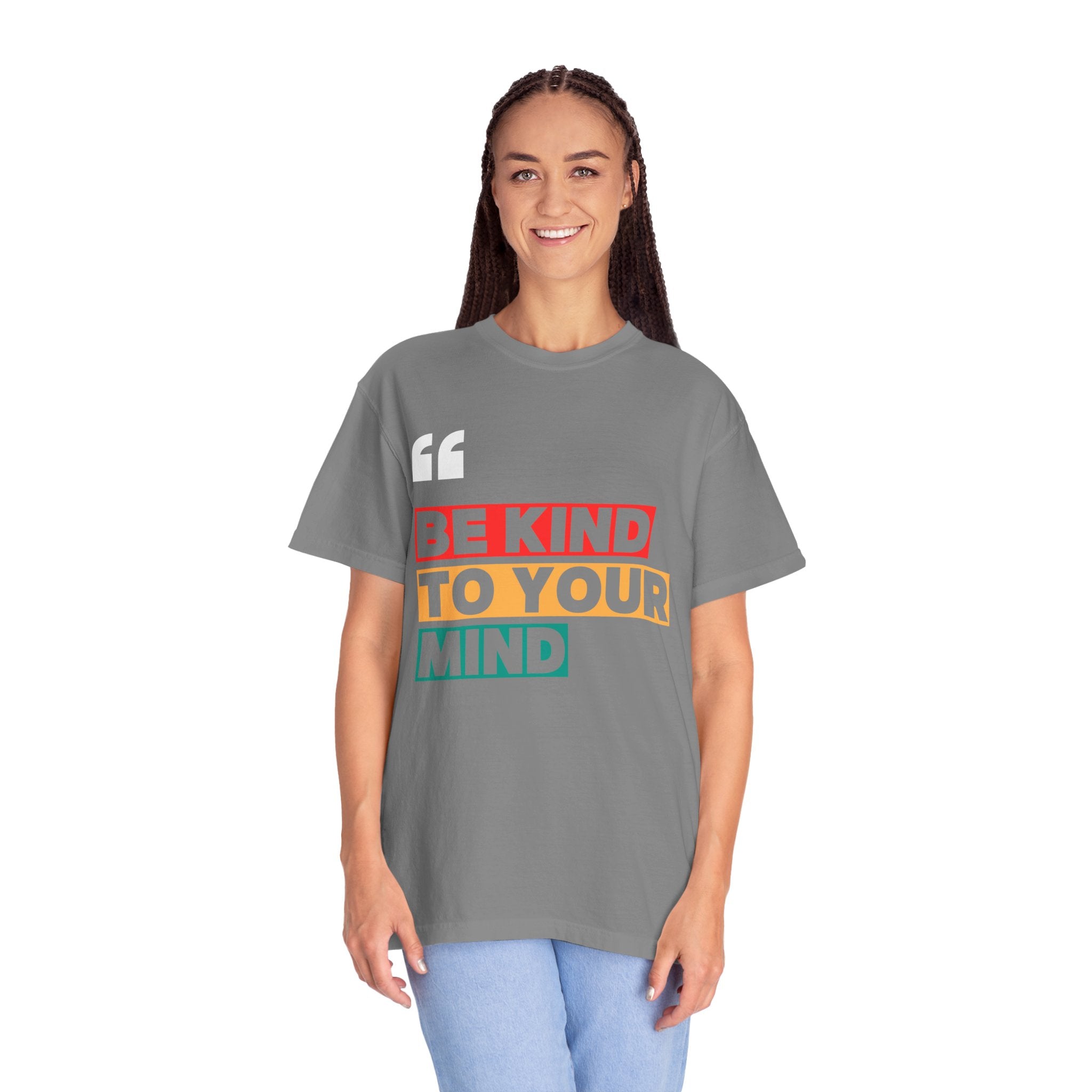 Be Kind to Your Mind, Graphic Design Unisex T-shirt, Casual Cotton Outwear, Gift for Him- Gift for Her, Stylish Tee, Cool Shirt, Trendy Apparel, Comfortable Top,