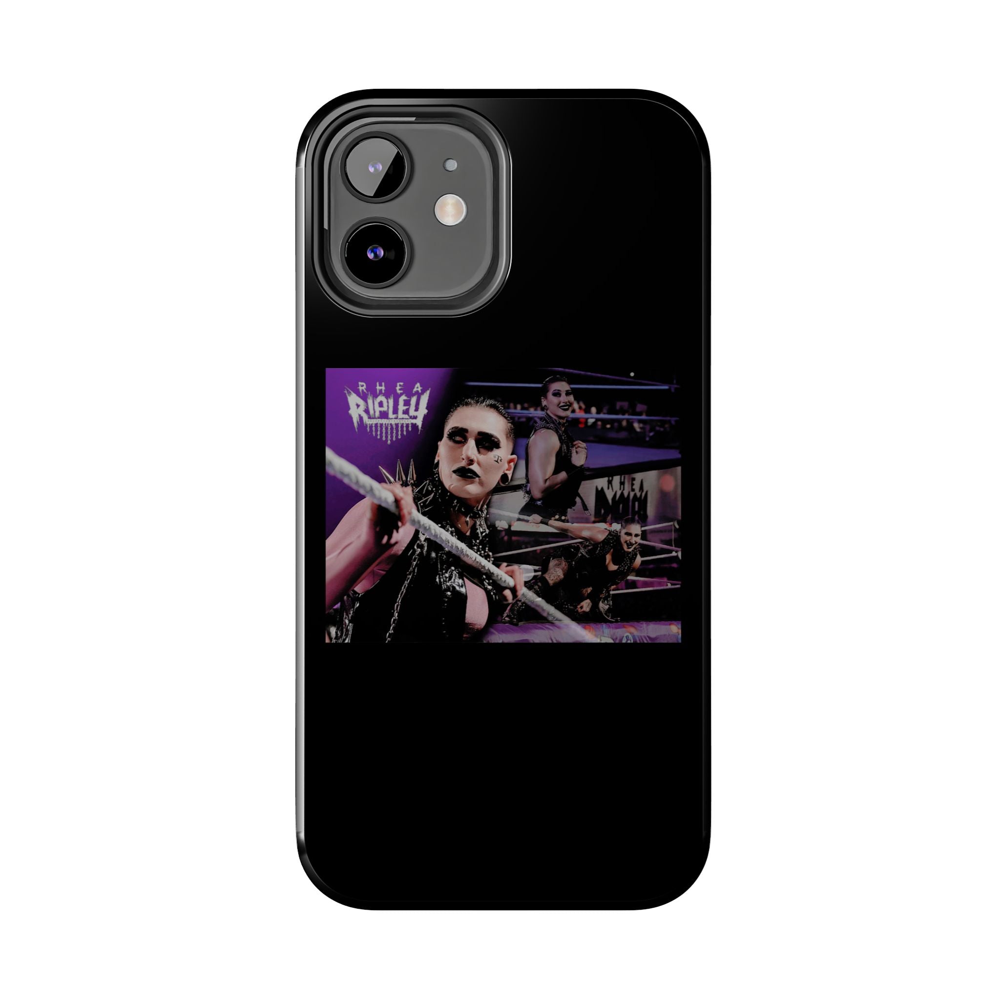 Rhea Ripley Wrap Graphic Portrait Design, iPhone and Samsung Case Cool Graphic Sports Fan Phone Case