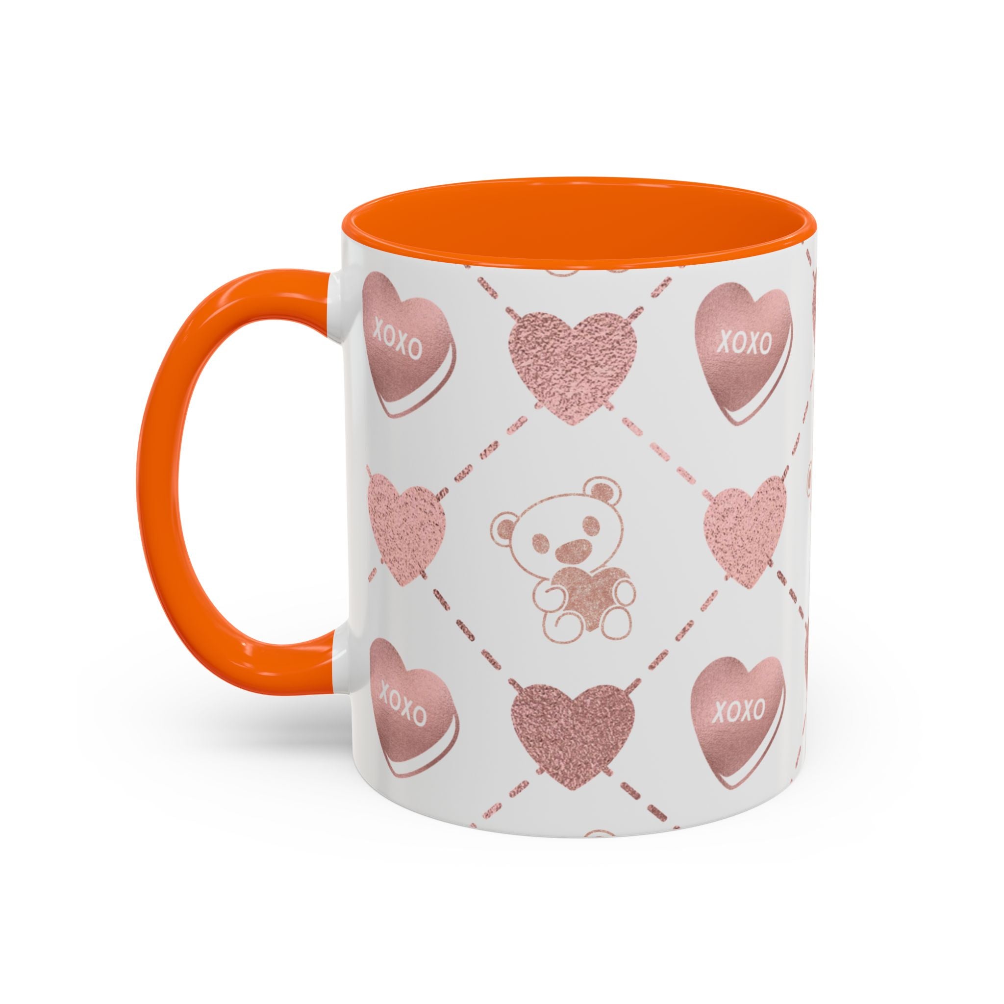 Pink Valentine's Design,  Holiday Drinkware, Valentines, Christmas Birthday Gifts for Couples, Her Boyfriend Girlfriend, Coffee Mug for Valentines Day,