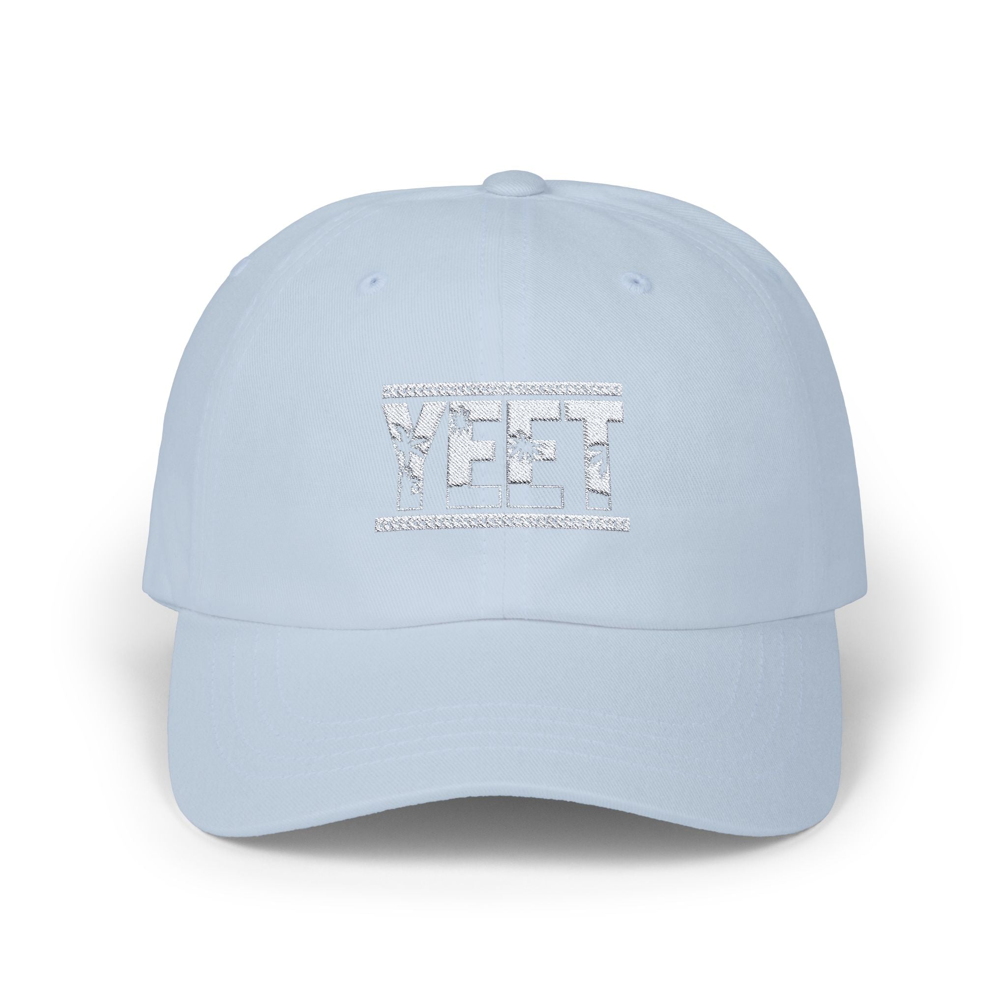 Yeet Graphic Text White Design, Sports Fan, Wrestling Dad Cap for Her and Him - Unisex Classic