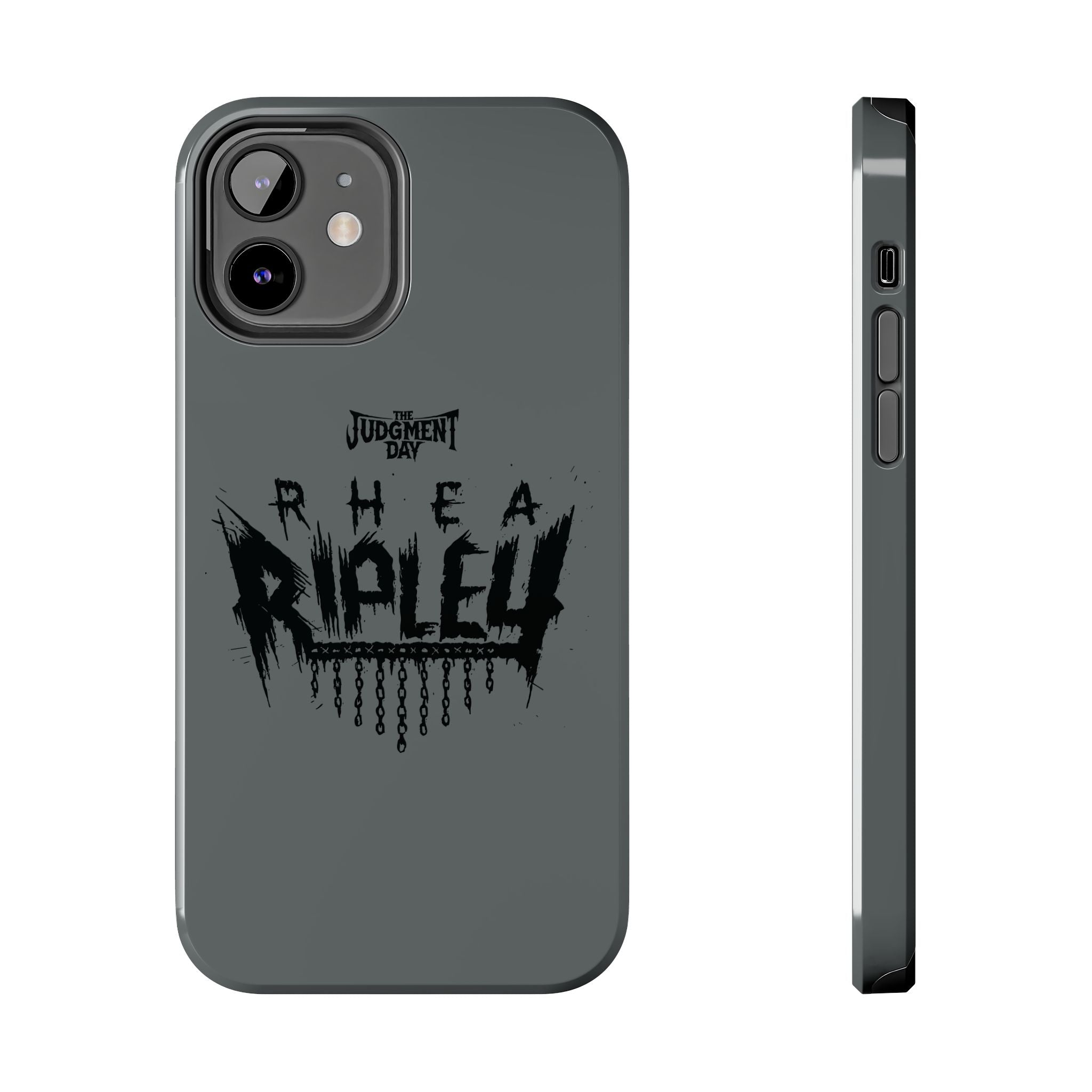 Rhea Ripley Black Graphic Design, iPhone and Samsung Case Cool Graphic Sports Fan Phone Case