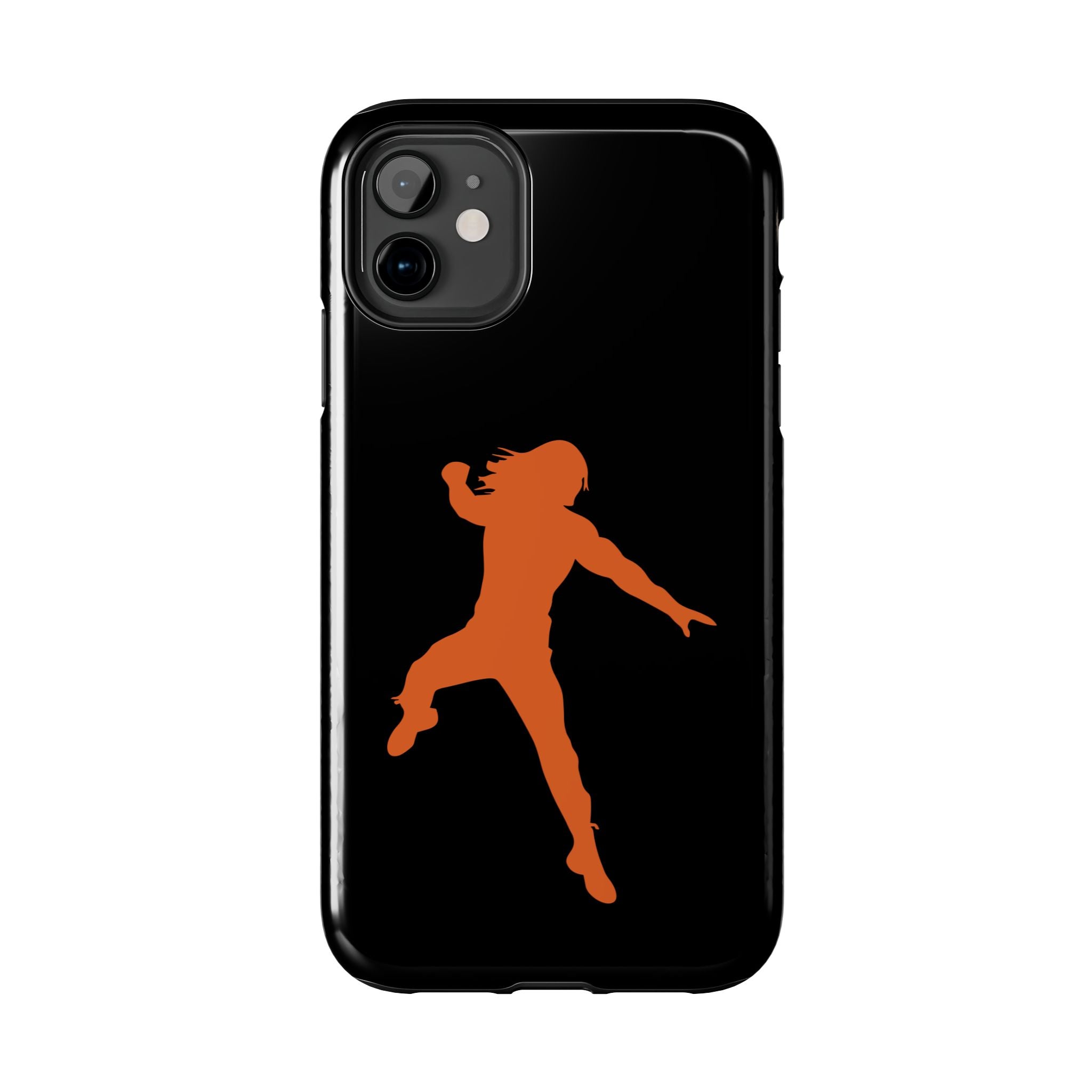 Roman Reigns Jump Orange Graphic Design, iPhone and Samsung Case Cool Graphic Sports Fan Phone Case