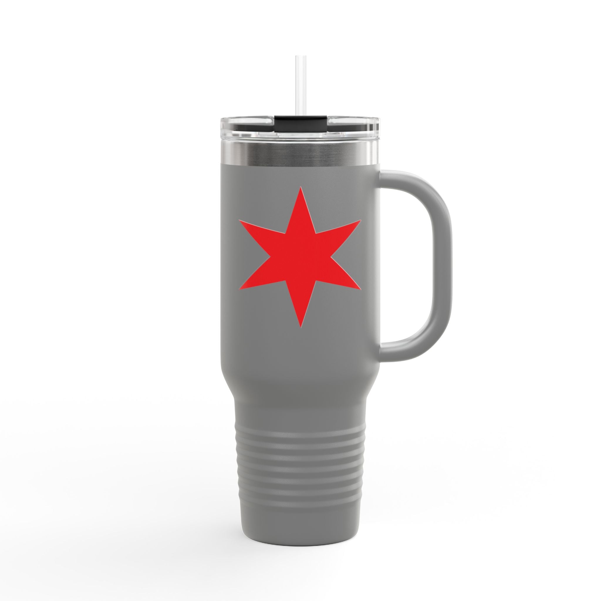 CM Punk Chicago Star Graphic Design,  Insulated Travel Mug, Gift for Her Gift for Him - 40oz, Gift for Her, Gift for Him