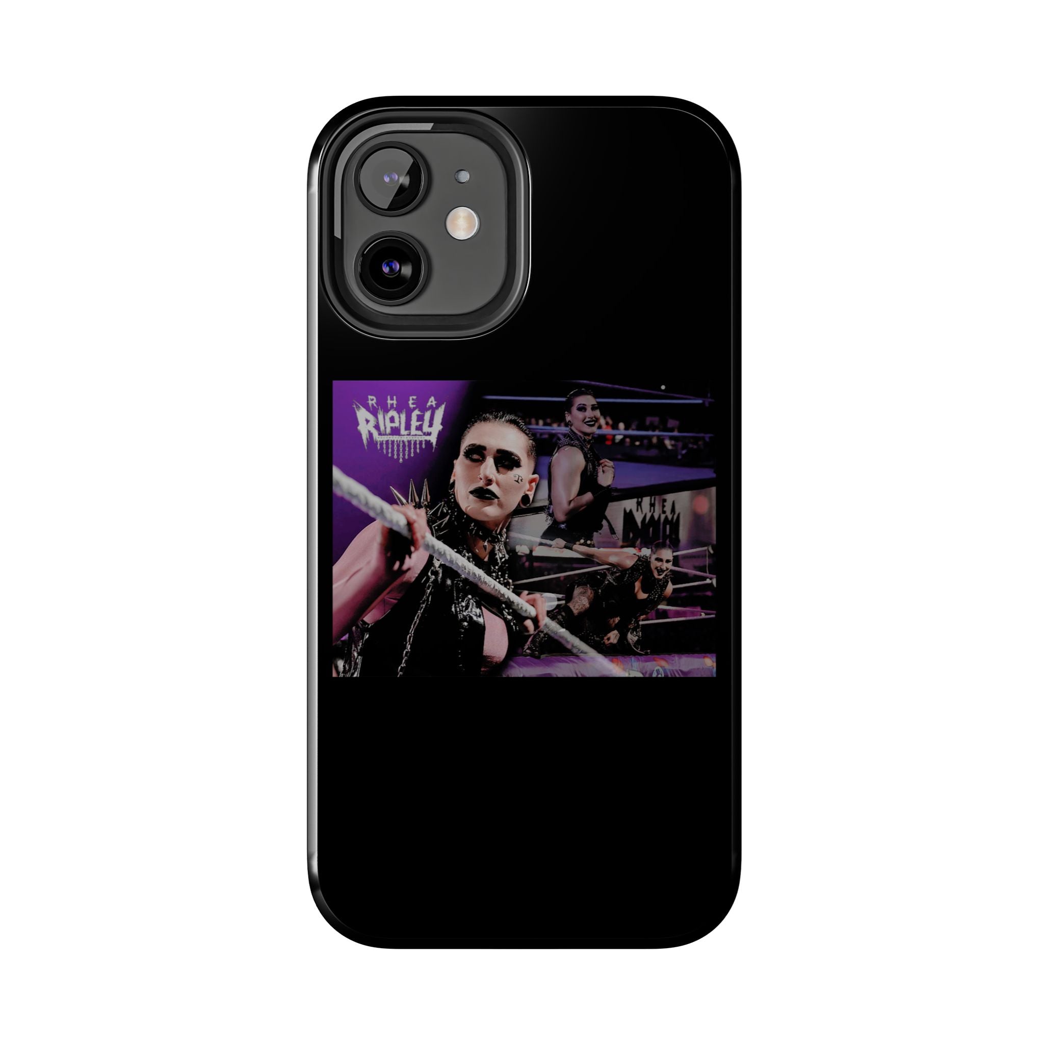 Rhea Ripley Wrap Graphic Portrait Design, iPhone and Samsung Case Cool Graphic Sports Fan Phone Case