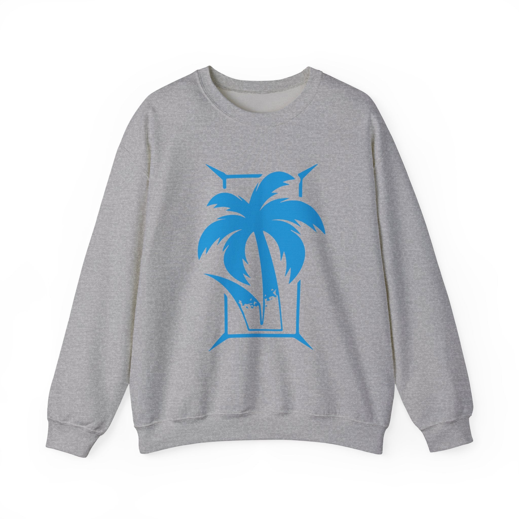 Palm Tree Design Jey Uso Sweatshirt, Wrestling Fan Unisex Sweatshirt - Gift for Him or Her, Casual Outwear, Heavy Blend Crewneck Sweatshirt