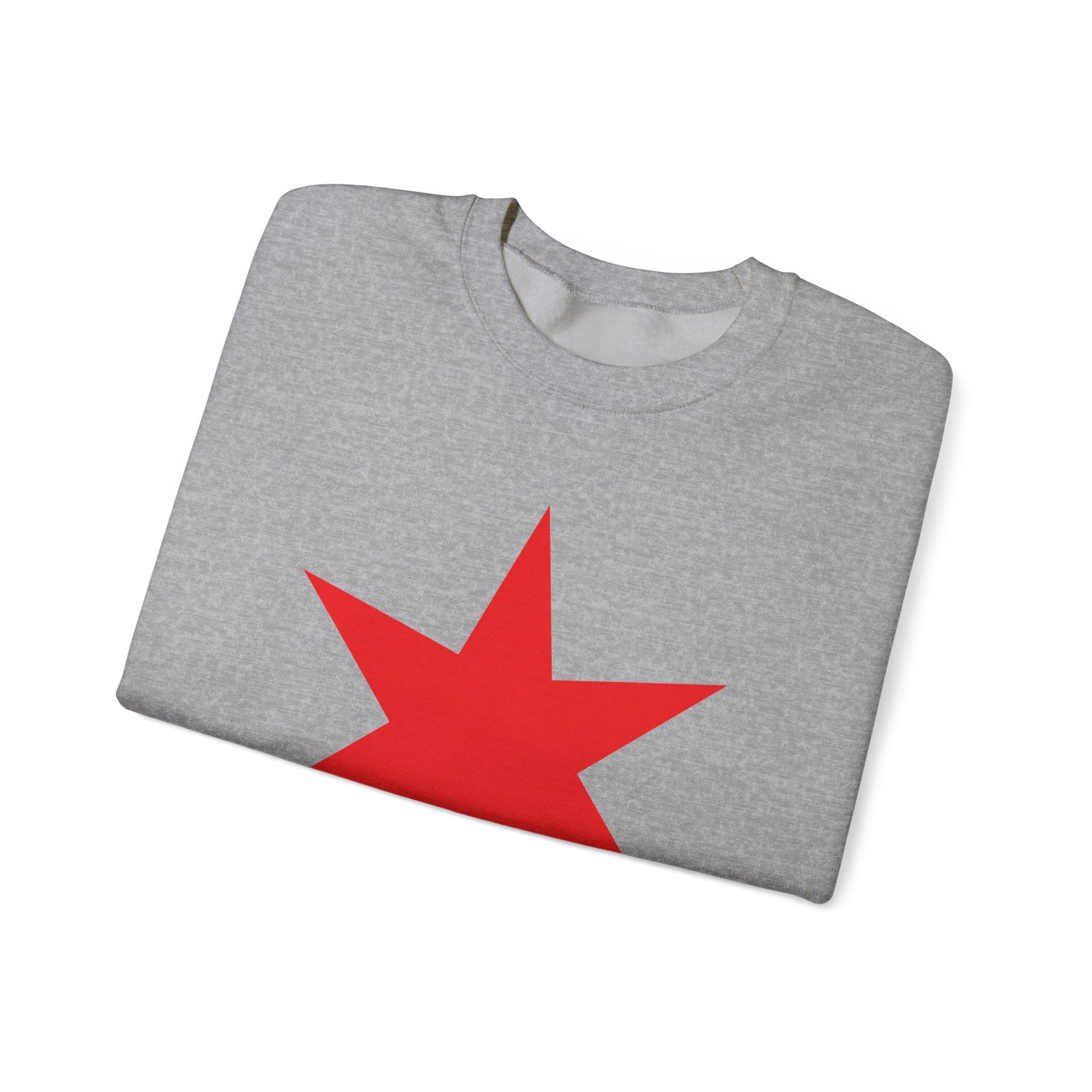 Chicago Star Sweatshirt, Wrestling Fan Unisex Sweatshirt - Gift for Him or Her, Casual Outwear, Heavy Blend Crewneck Sweatshirt